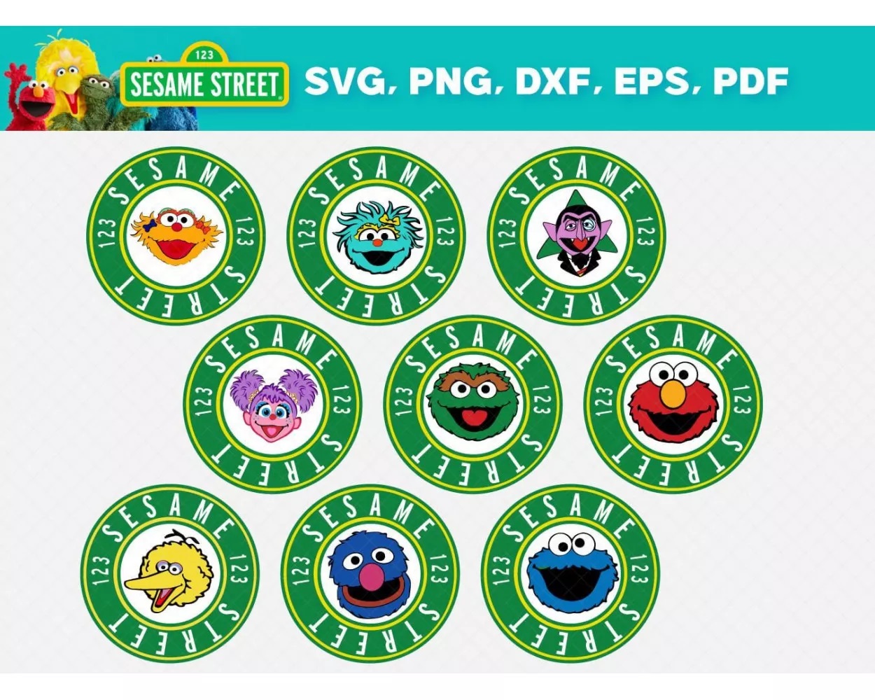 sesame-street-svg-files-elmo-svg-cookie-monster-svg-files-inspire-uplift for Free Printable Sesame Street Cupcake Toppers Printable Sesame Street Svg Files, Elmo SVG, Cookie Monster SVG Files | Inspire Uplift for Free Printable Sesame Street Cupcake Toppers Printable