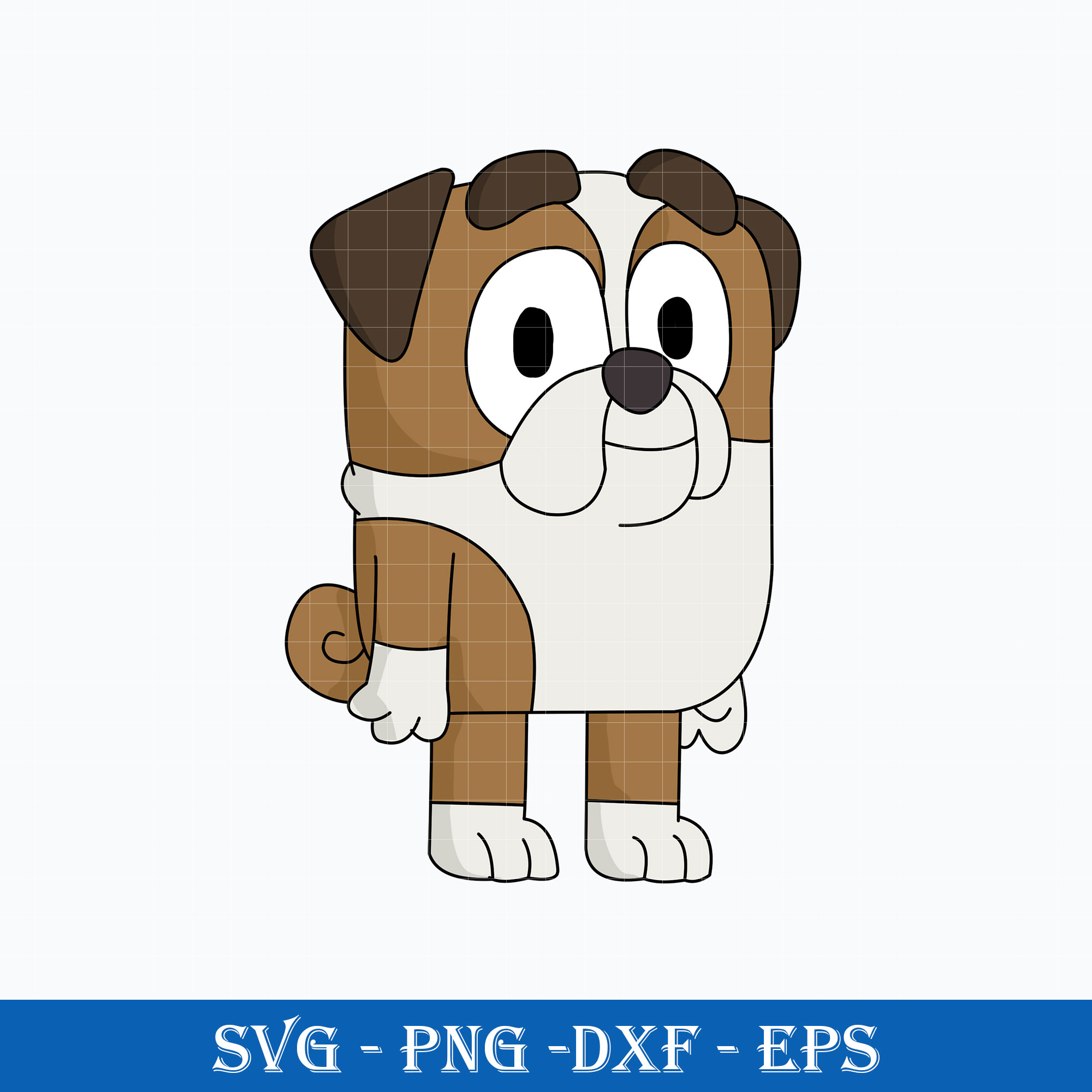 Winton Bluey SVG, Winton SVG, Bluey SVG, Cartoon SVG PNG DXF Inspire