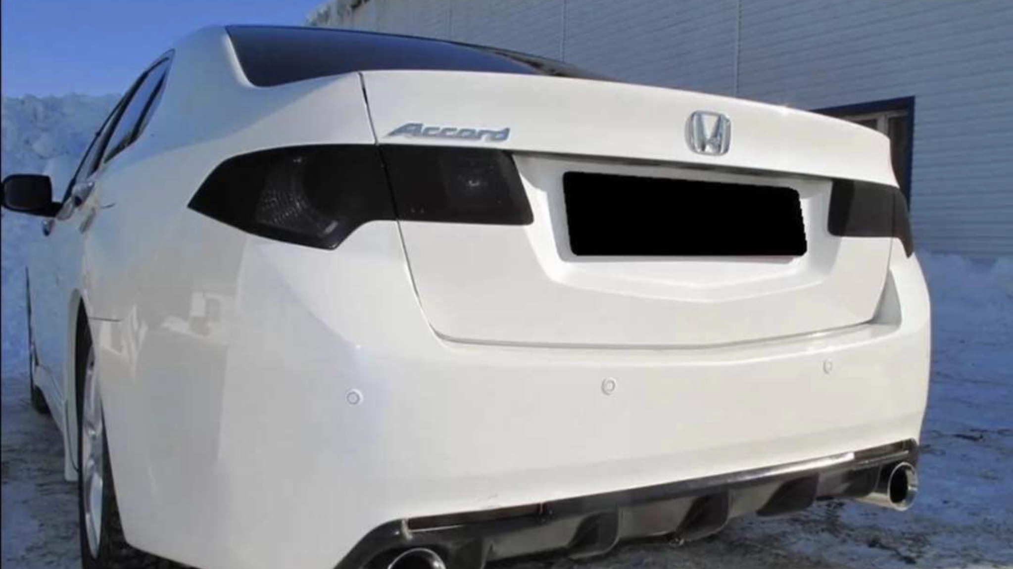Honda Accord 8 diffuser rear bumper splitter spoiler 200720 Inspire