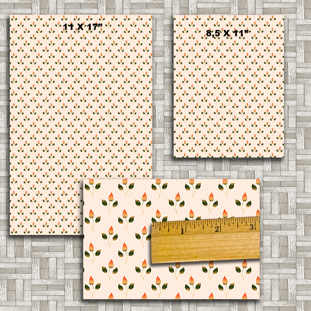 Digital Vintage Dollhouse Wallpaper Floral Seamless Pattern Inspire Uplift