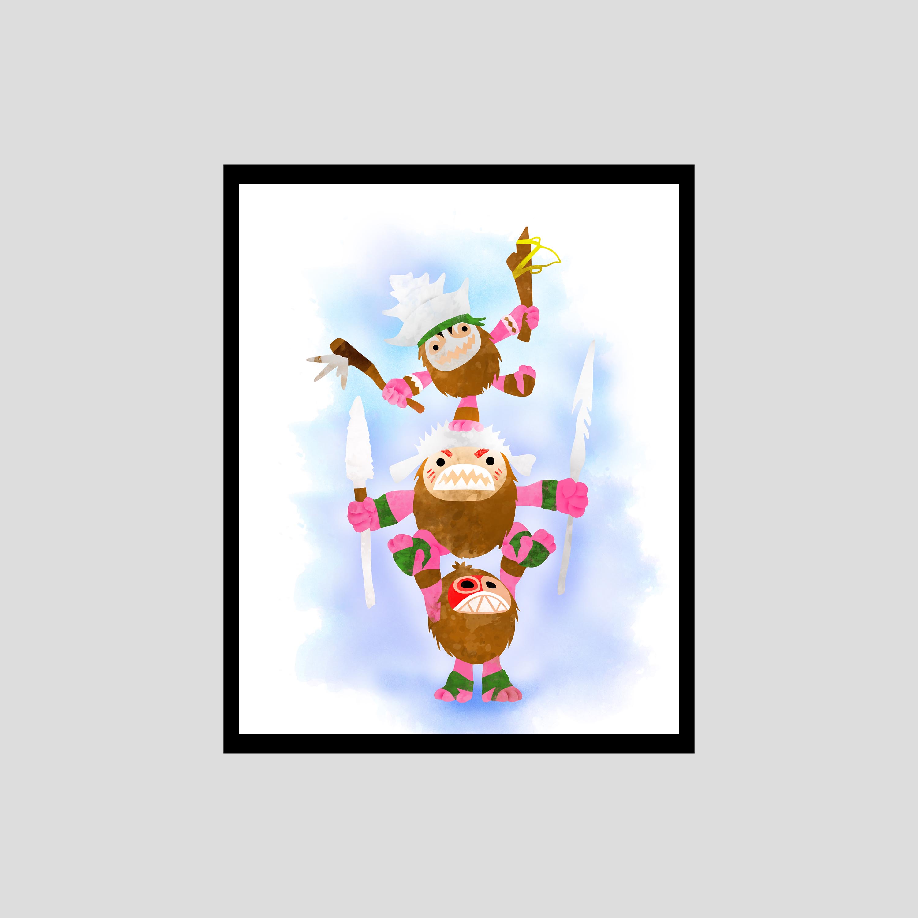 Moana Kakamora Disney Art Print Digital Files decor nursery - Inspire ...