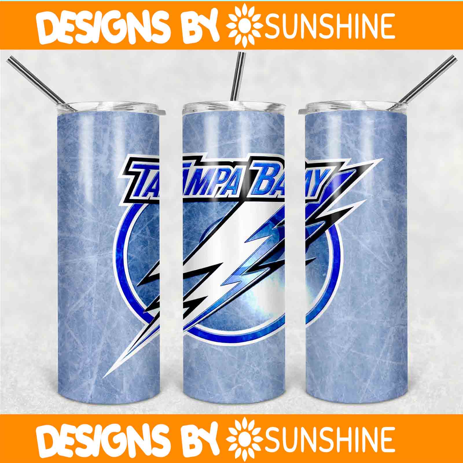 Tampa Bay Lightning Tumbler Wrap, 20oz Tumbler Wrap, NHL 20o Inspire