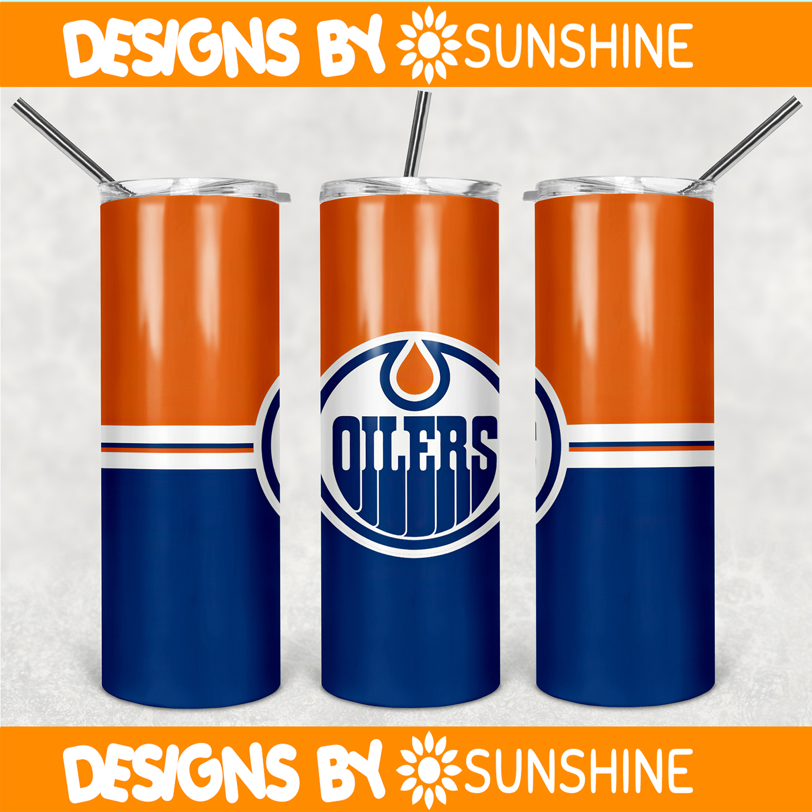 Edmonton Oilers Tumbler Wrap, 20oz Tumbler Wrap, NHL 20oz Pn Inspire