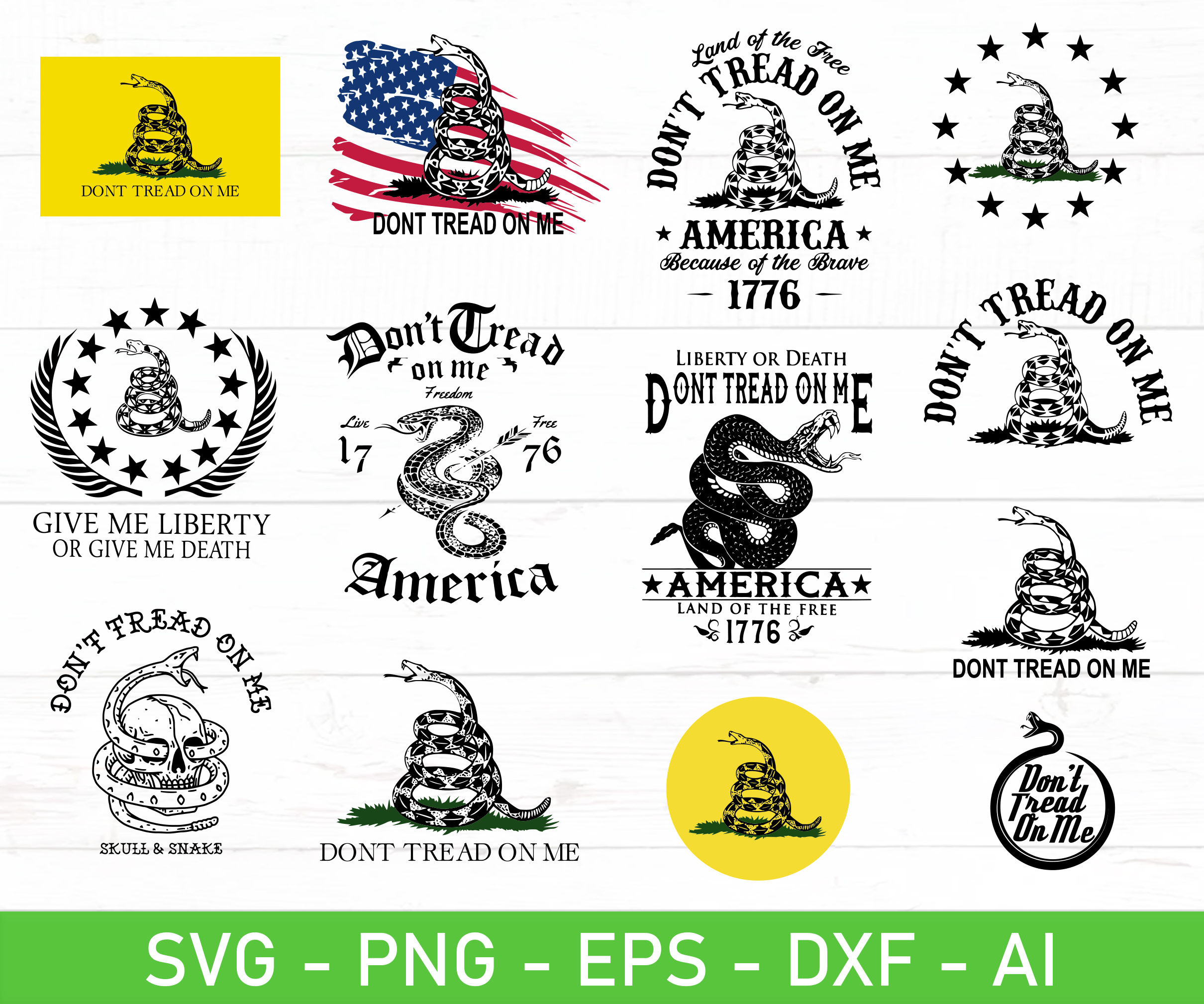 Dont tread on me svg, dont tread on me, dont tread on me eps | Inspire ...