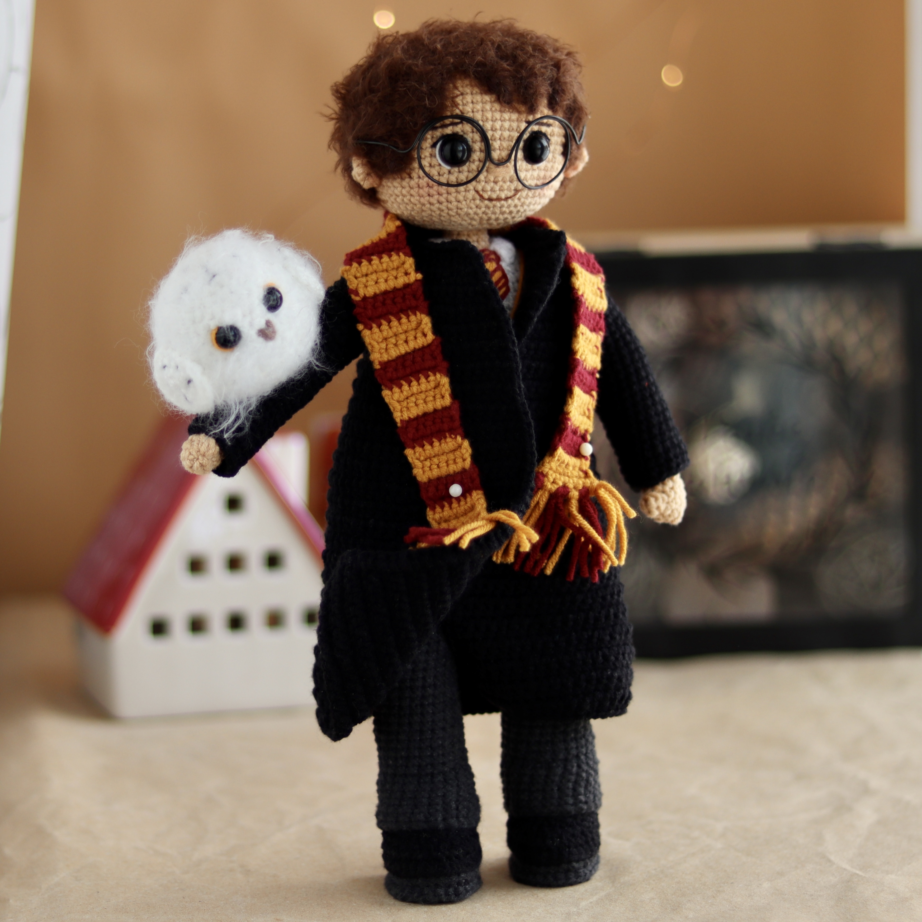 Harry Potter doll Harry Potter toy Wizard doll Amigurumi Toy Inspire
