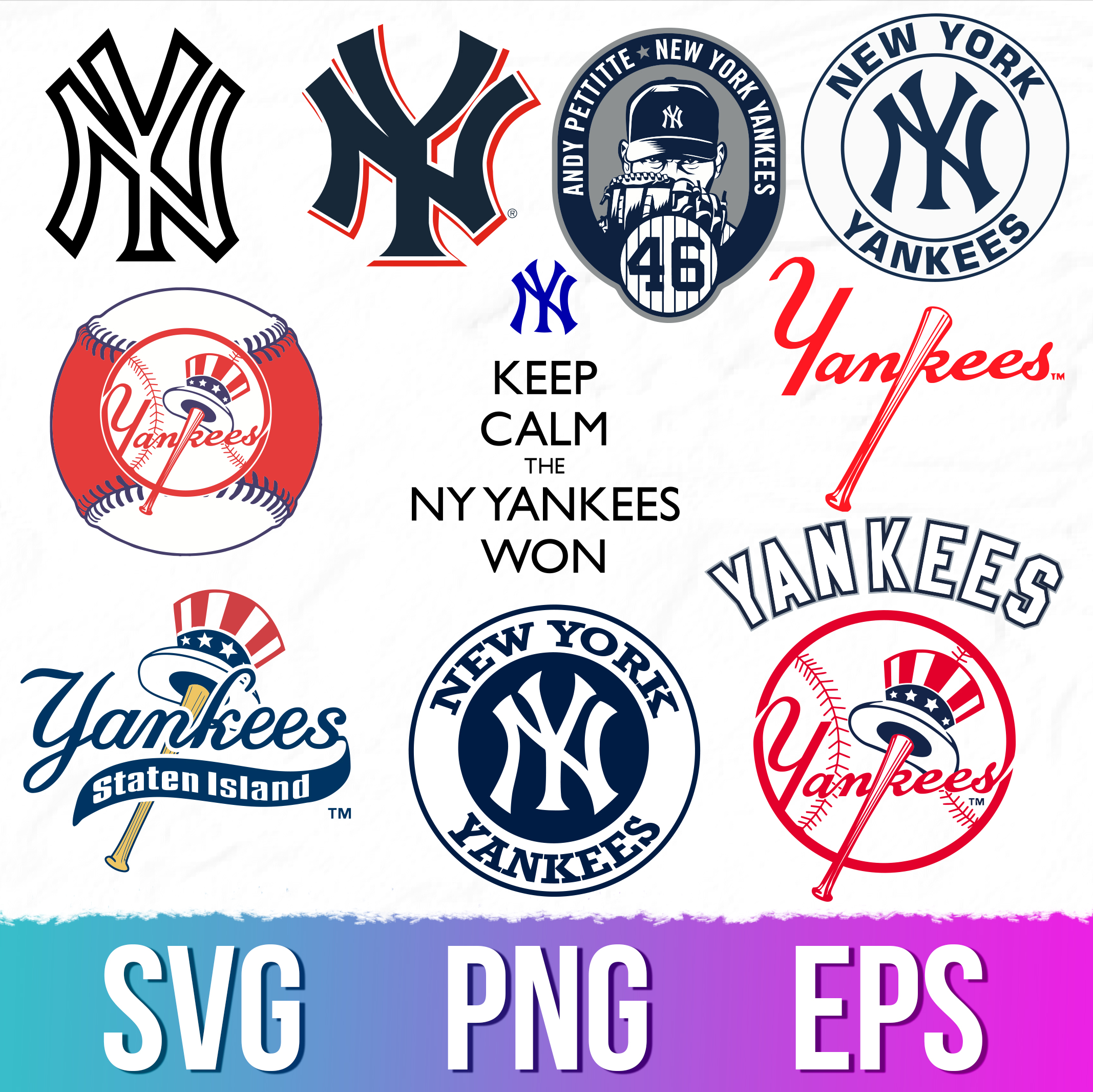 New York Yankees Logo New York Yankees Svg Yankees Eps Ya Inspire 