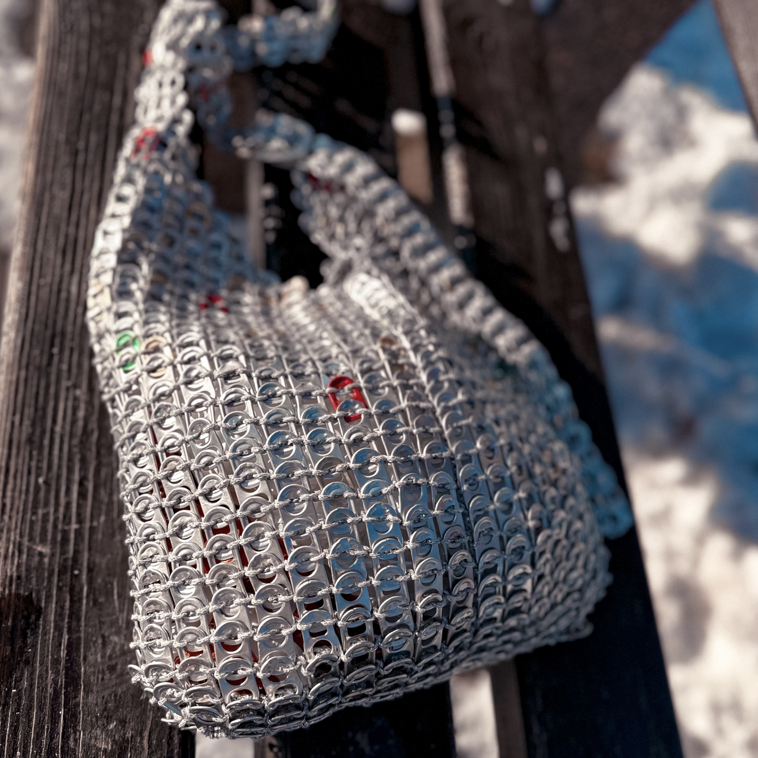 Crochet pattern pop tabs soda bag PDF digital video Inspire Uplift