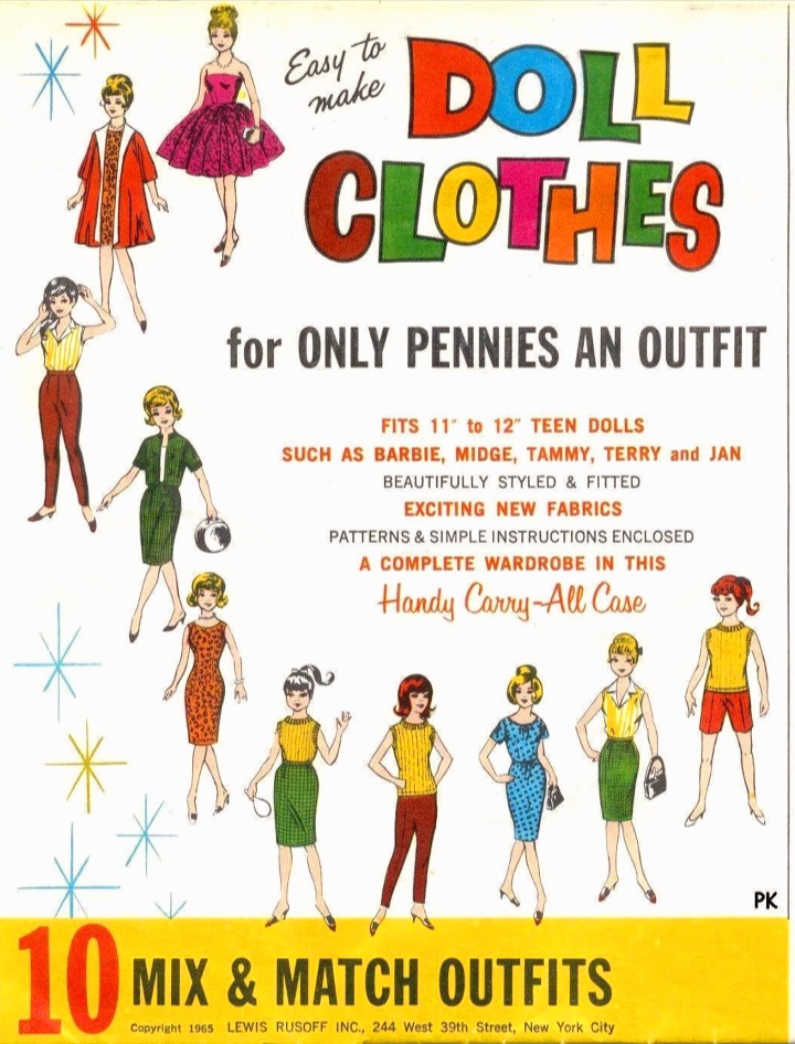 Digital Vintage Sewing Patterns Mix and Math Outfits Clothes Inspire