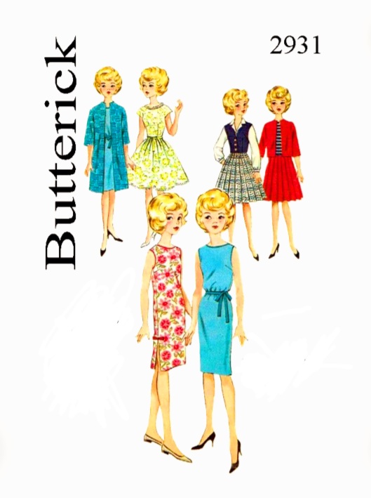 Digital Vintage Sewing Patterns Butterick 2931 Clothes for B Inspire