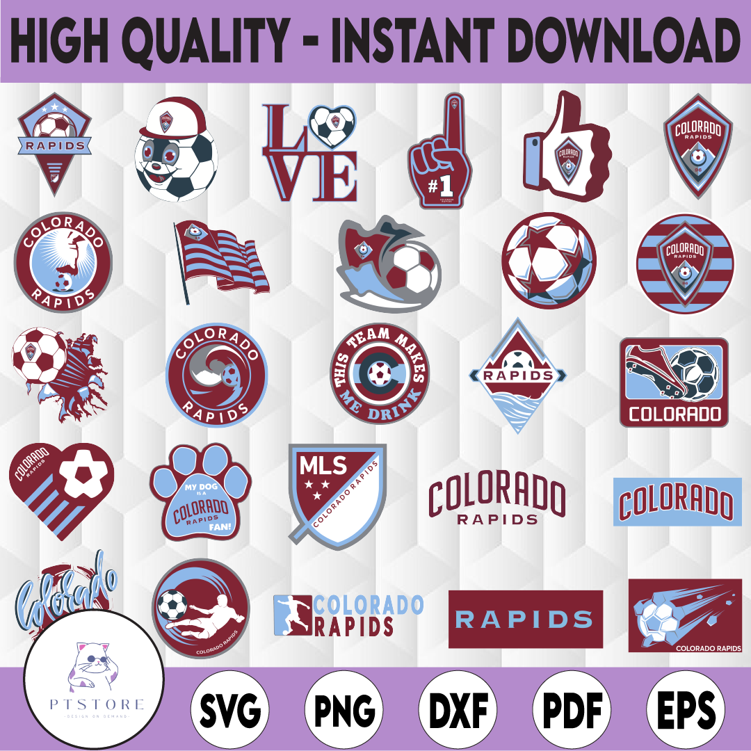26 Files MLS Logo Colorado Rapids, Colorado Rapids svg MLS B