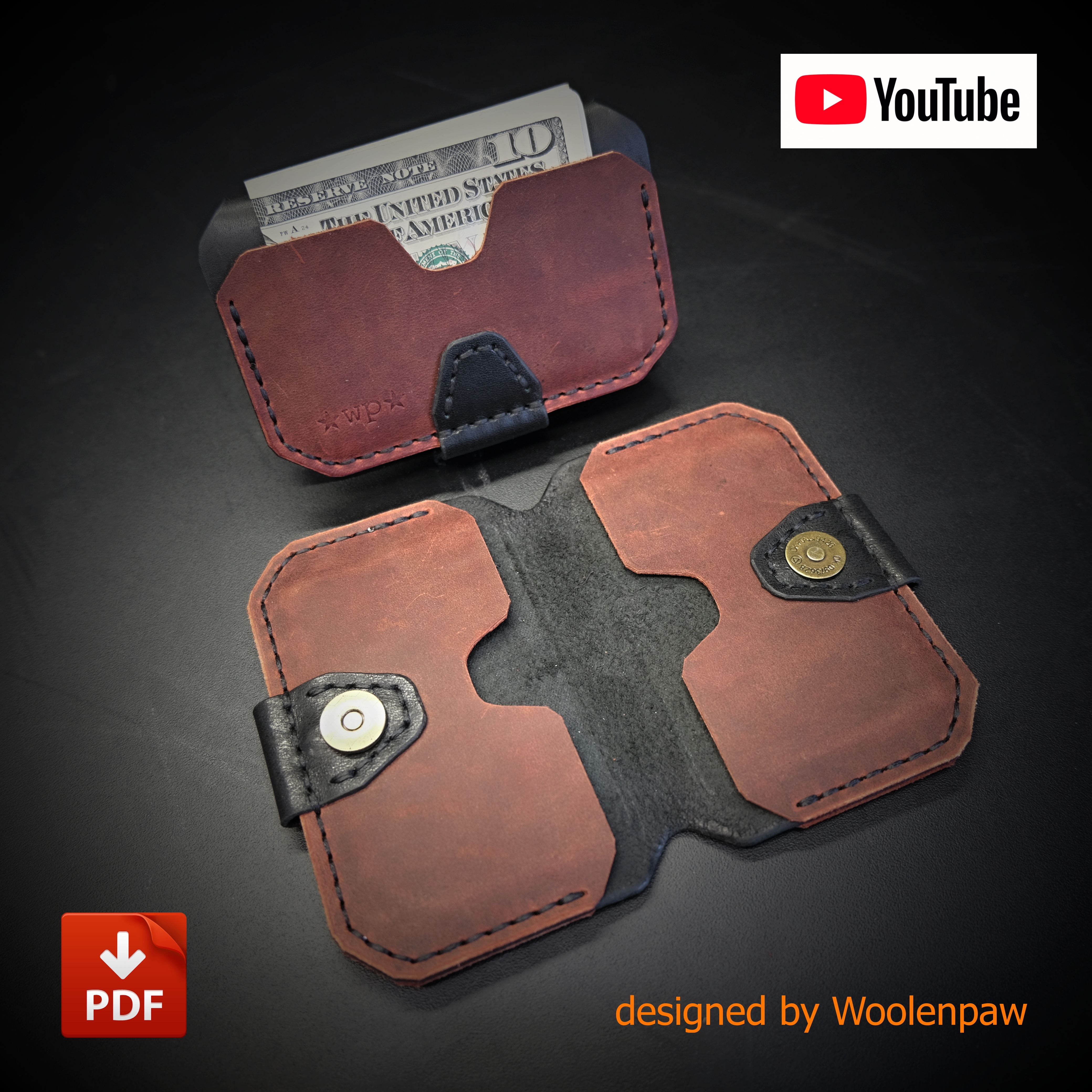 Miniwallet Galaxy MW14 - leather pattern | Inspire Uplift