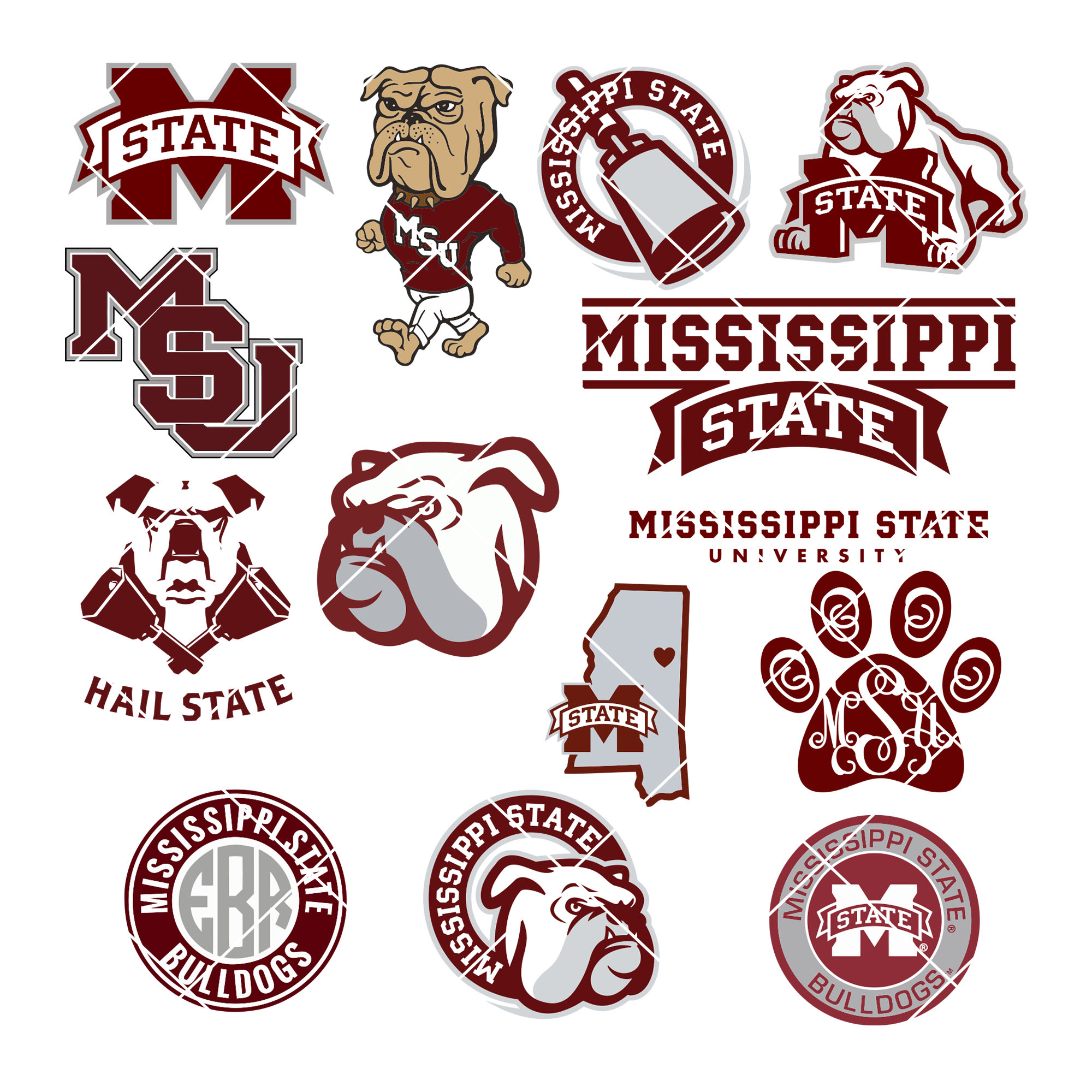 Mississippi State Bulldogs Svg png dxf ncaa Svg png dxf foot Inspire 