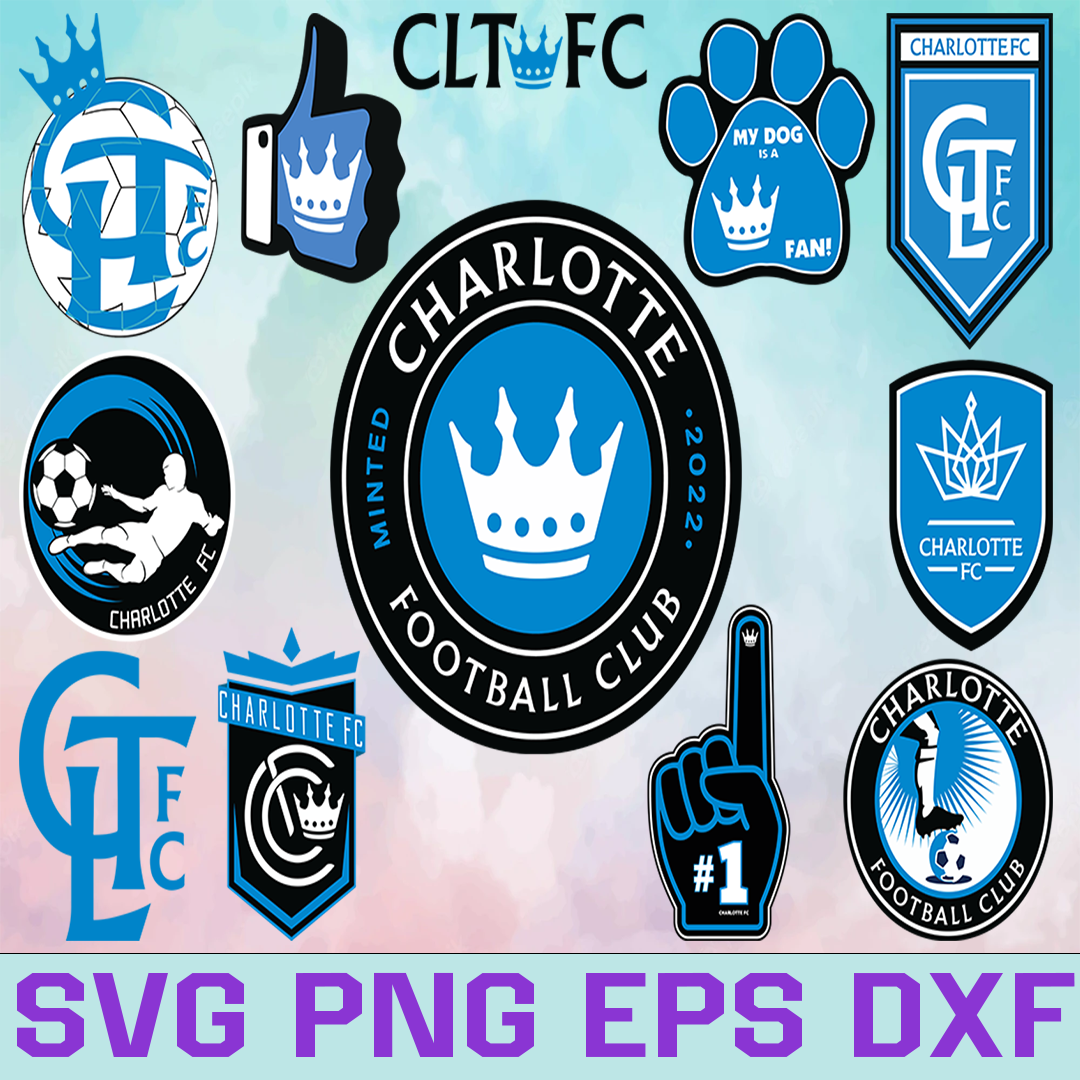Charlotte FC Soccer Team svg, Charlotte FC svg, MLS Teams sv | Inspire ...