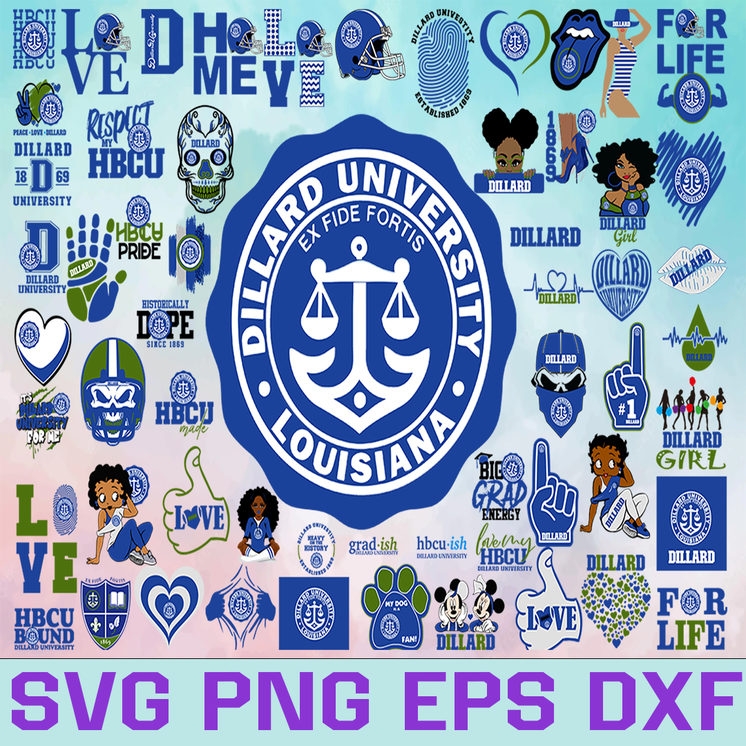 Dillard University Football Team Svg, Dillard University SVG Inspire Uplift