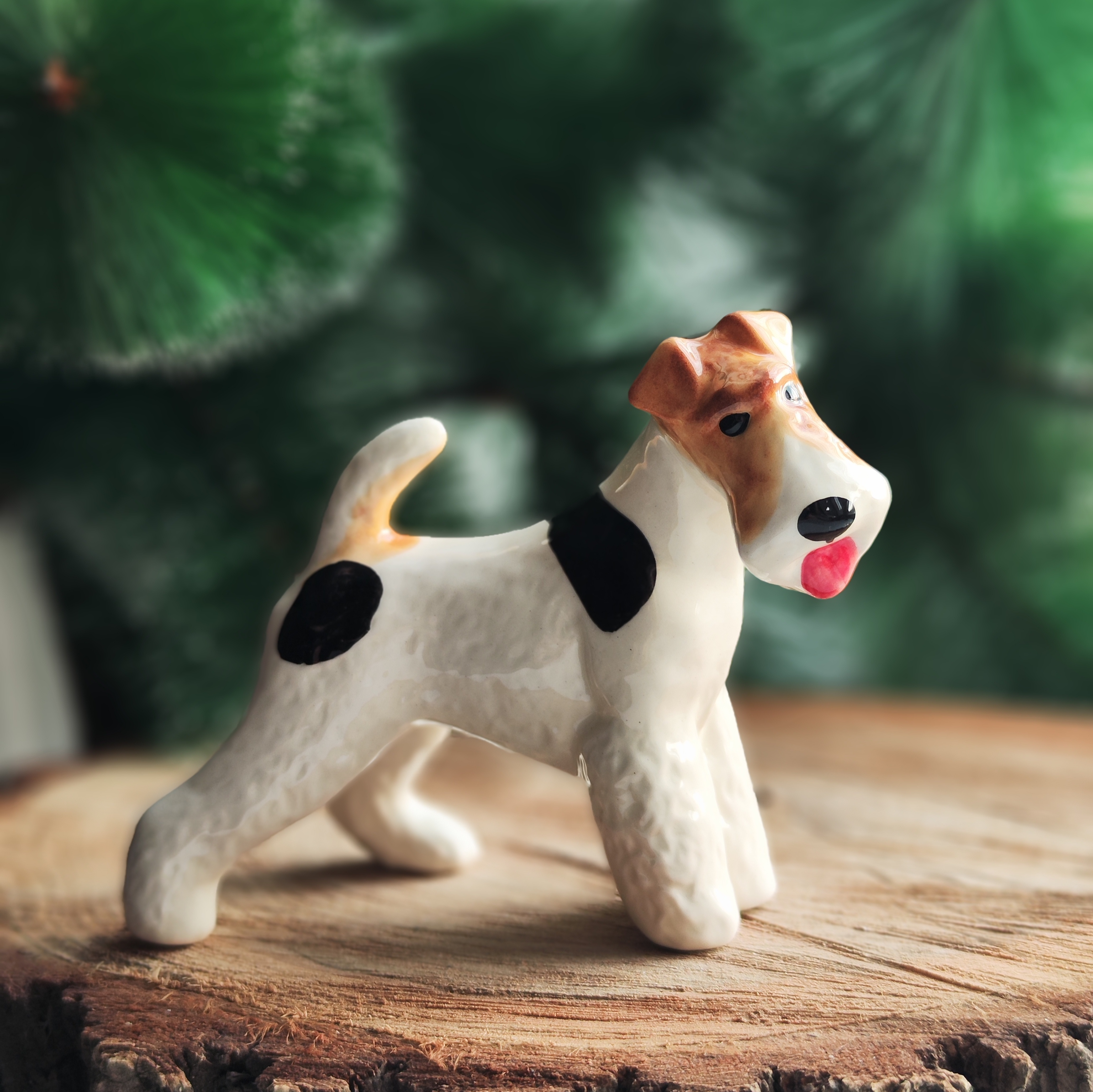 Illustration Vectorielle Race De Chien Fox Terrier Jouet | Vecteur Premium