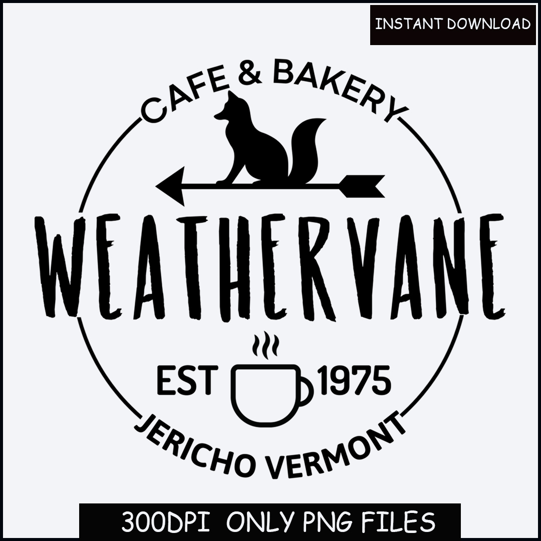 Weathervane Cafe & Bakery Jericho, Vermont Coffee Mug,Png, D Inspire