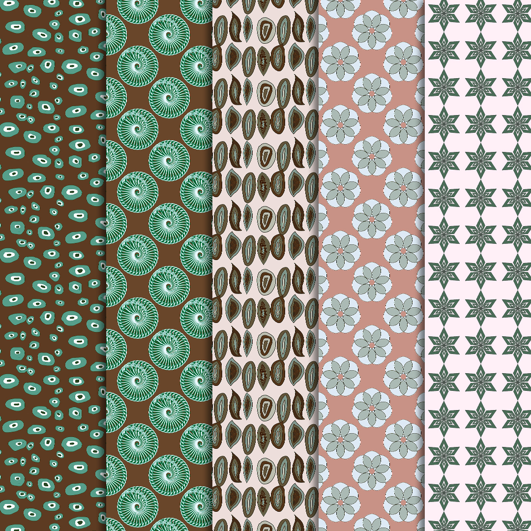 Digital seamless colorful scrapbooking paper - Inspire Uplift