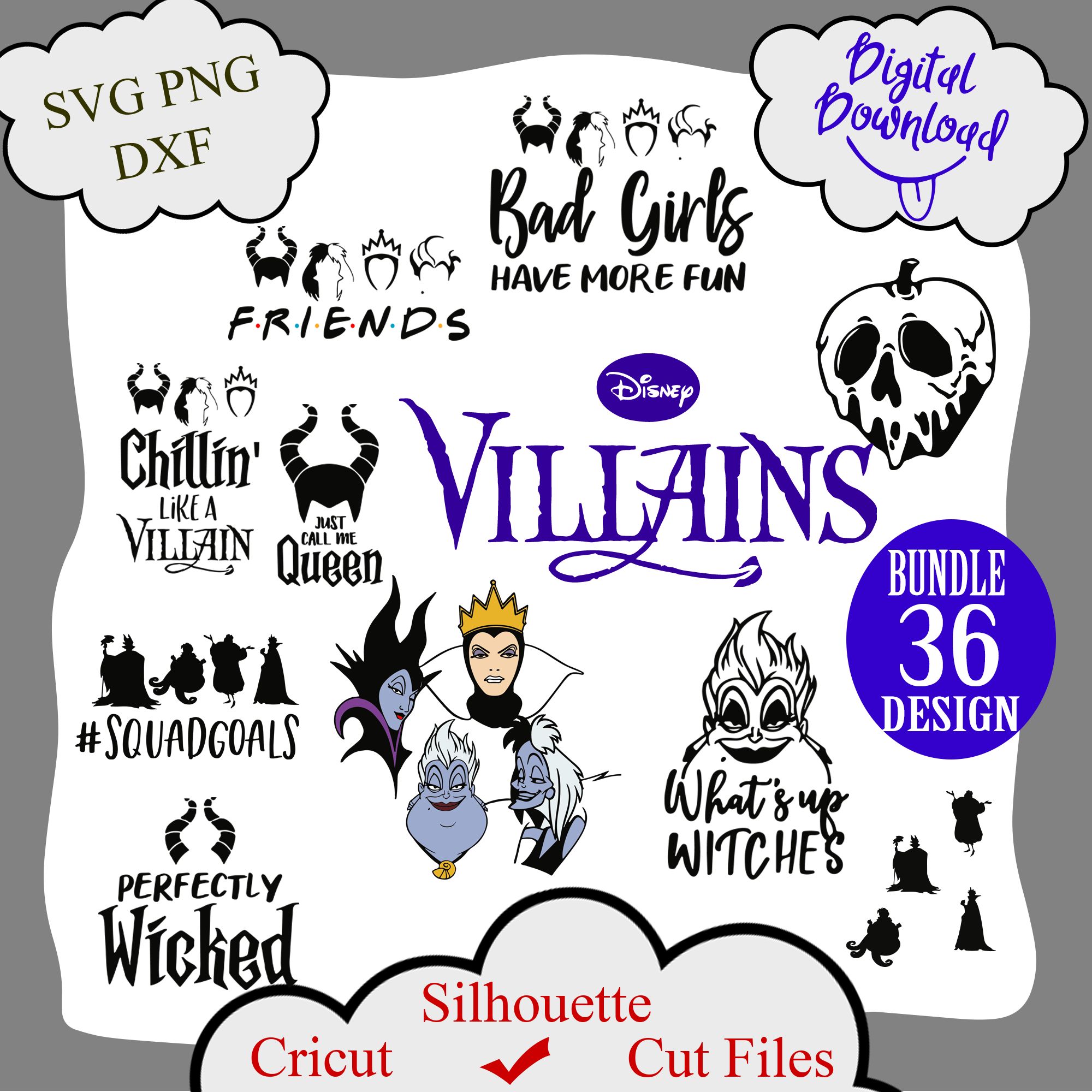 Disney Villain Silhouette