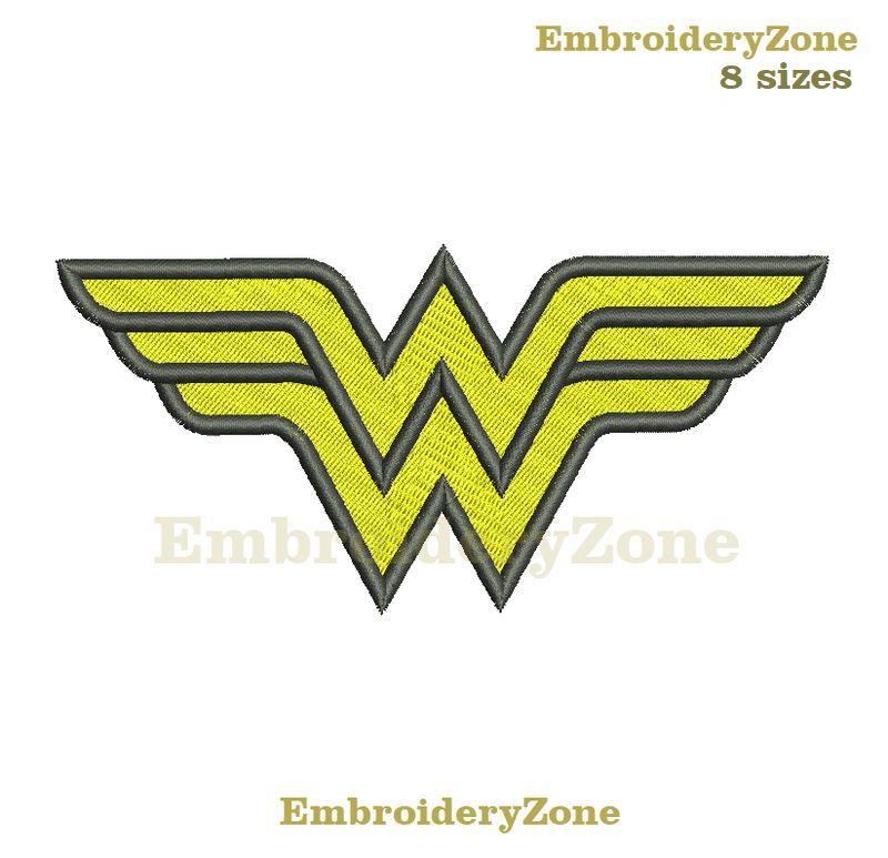 Wonder Woman Symbol Outline