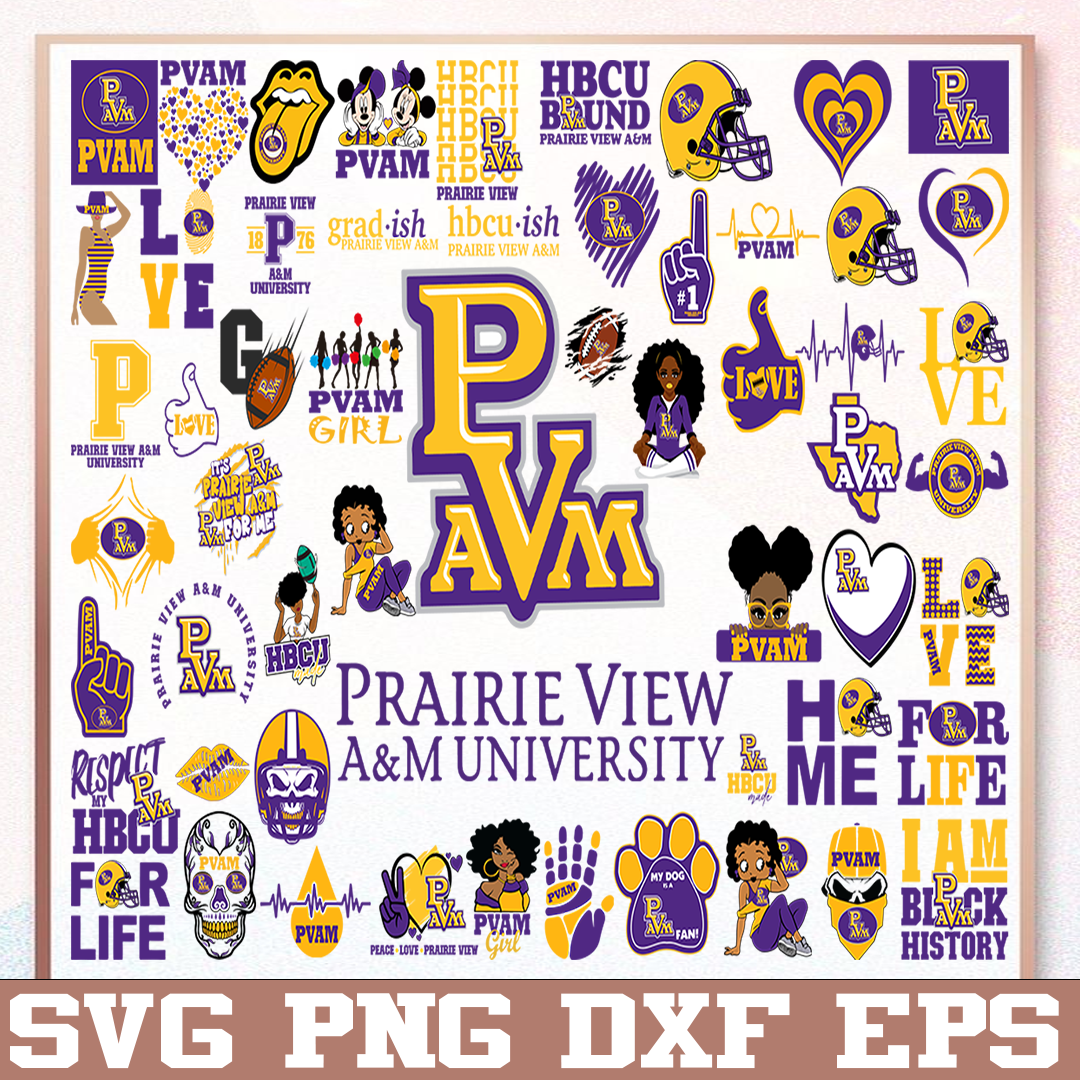 Bundle 56 Files Prairie View Football Team Svg, Prairie View - Inspire