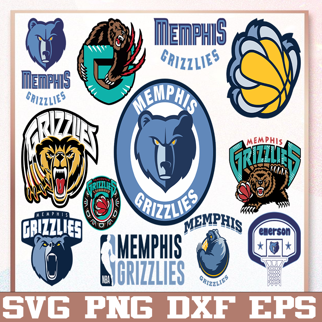 Bundle 24 Files Memphis Grizzlies Basketball Team svg, Memph | Inspire ...