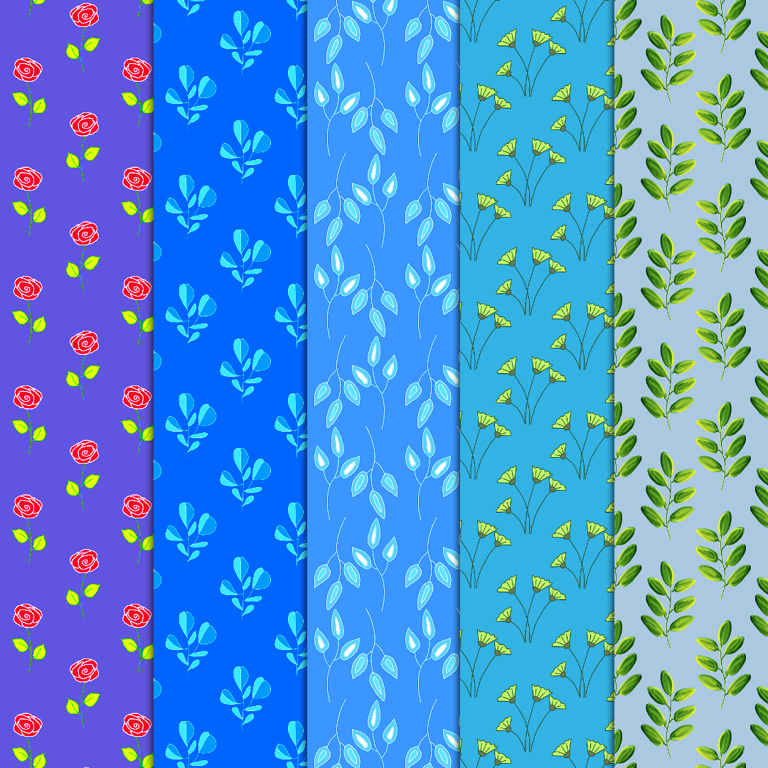 Digital seamless colorful scrapbooking paper Inspire Uplift