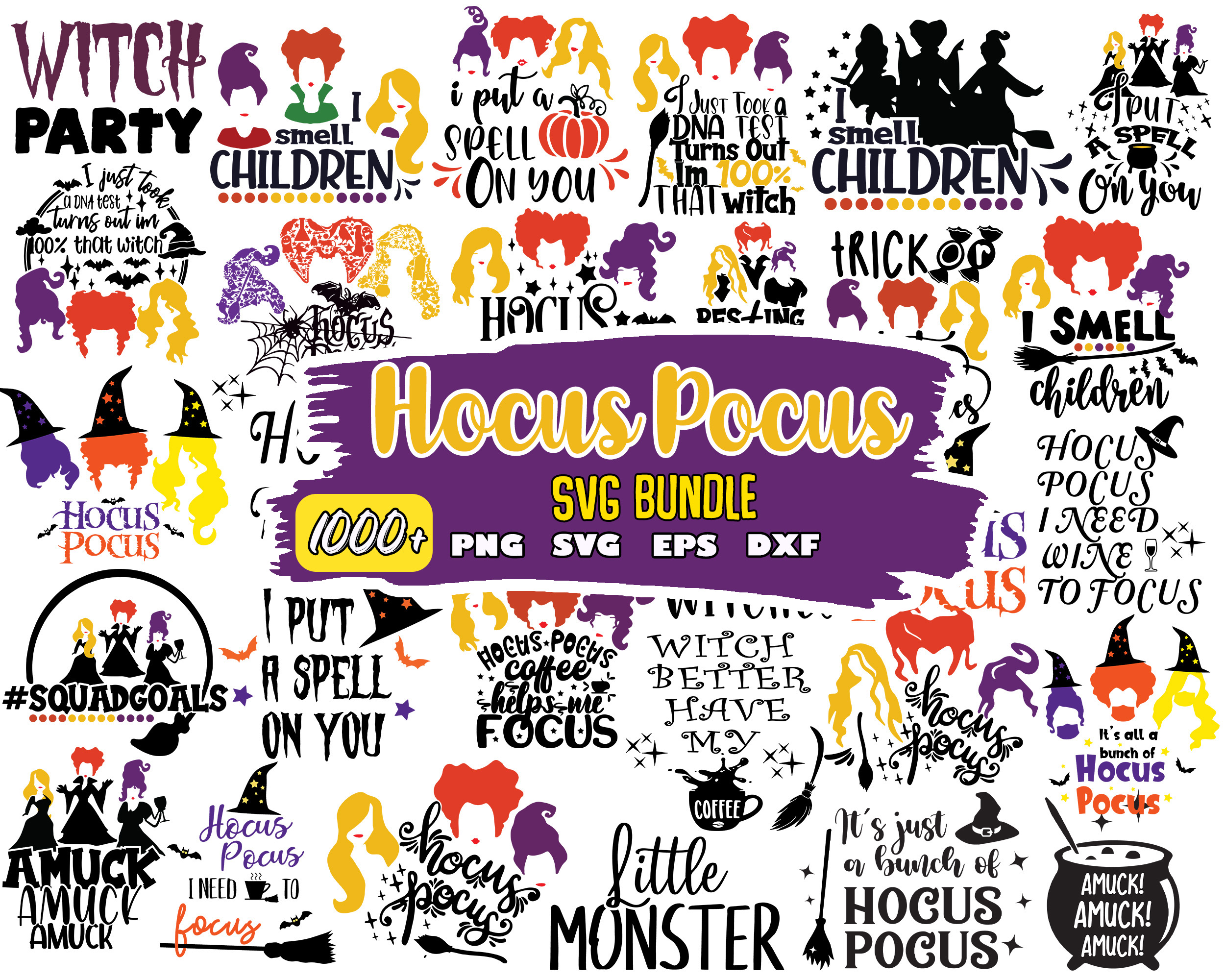 Hocus Pocus SVG Bundle, Sanderson Sisters Svg, Hocus Pocus C | Inspire ...