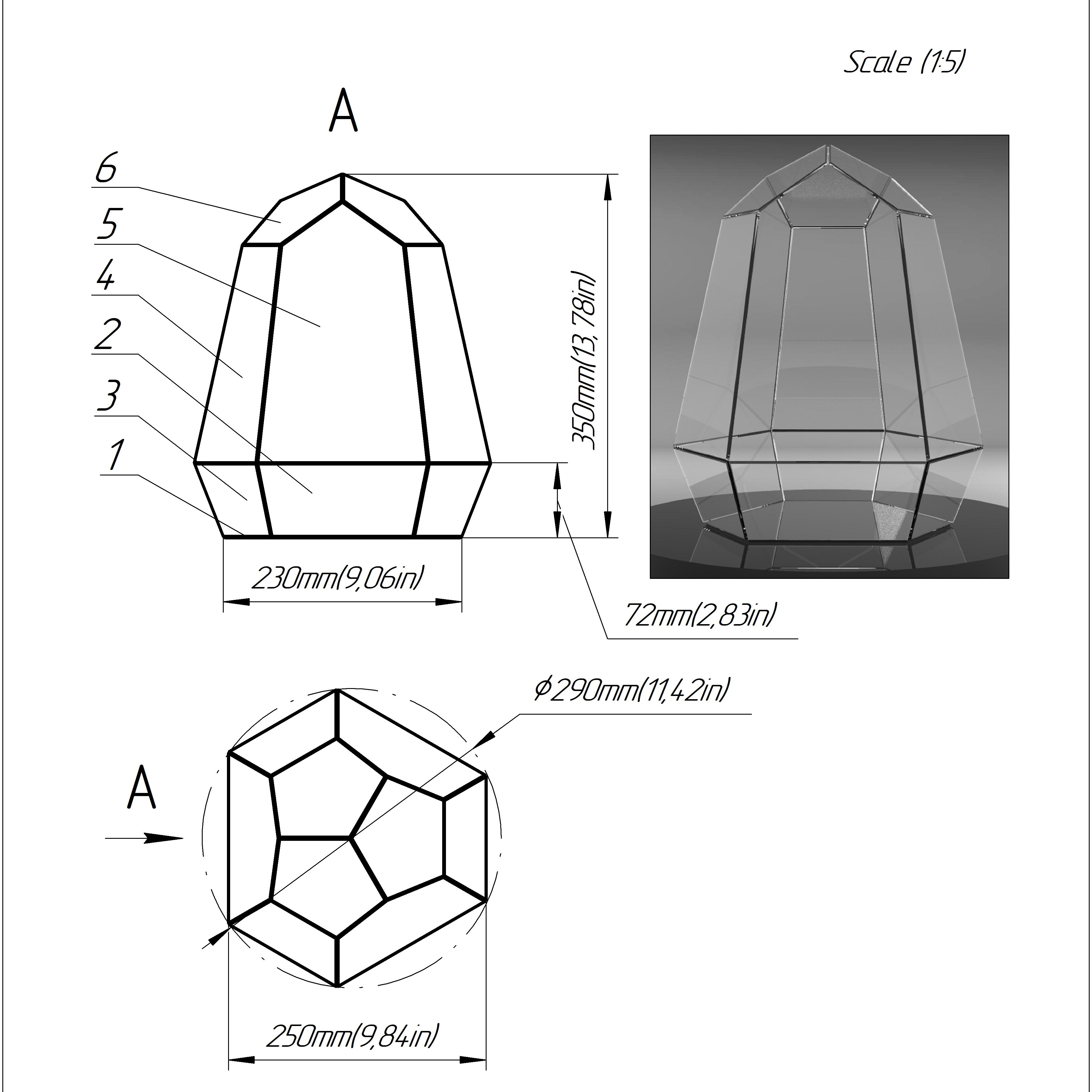 Stained glass printable pattern. Project 179. Brillant3d | Inspire Uplift