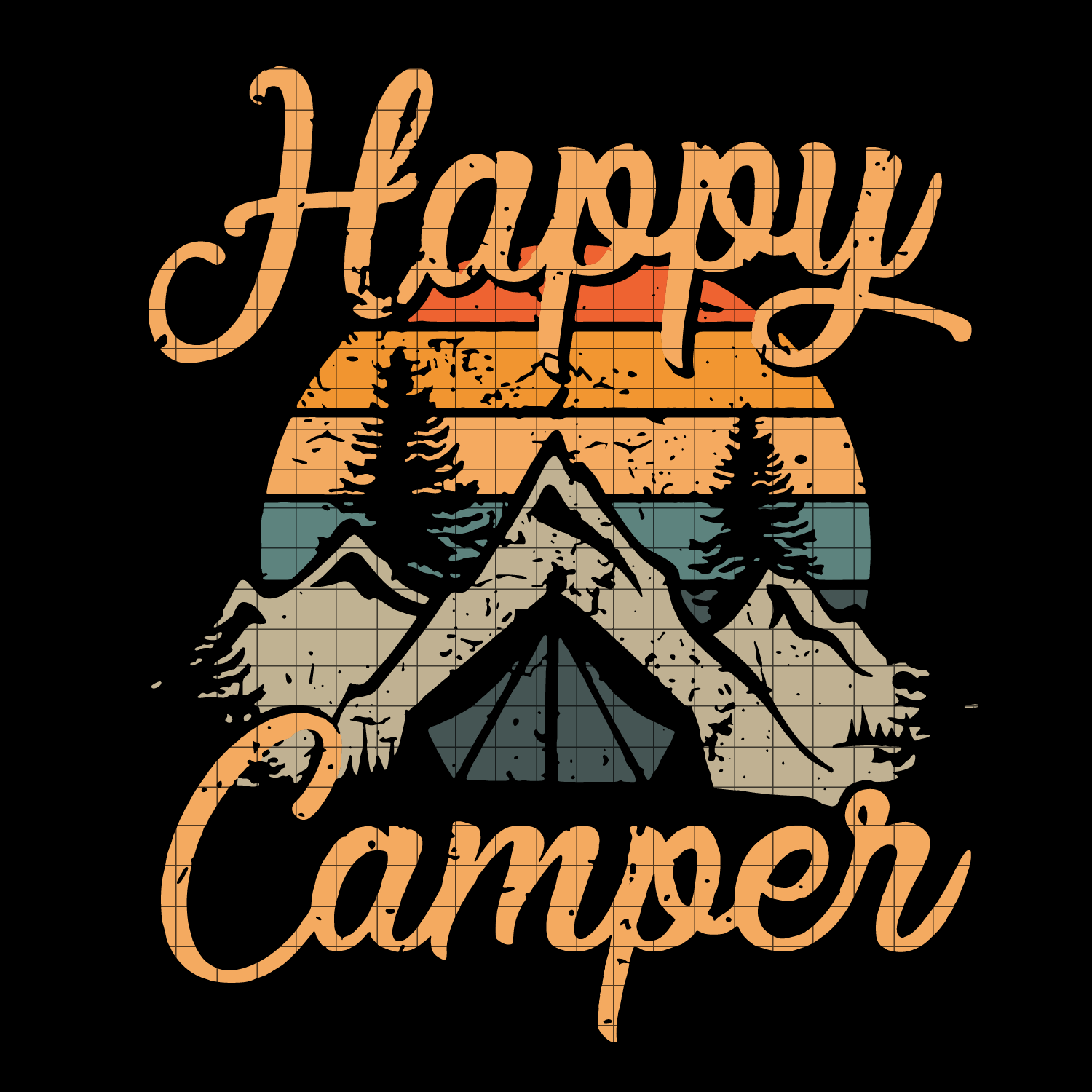Happy Camper svg, Camping Svg, Adventure svg, Bear svg, png, - Inspire