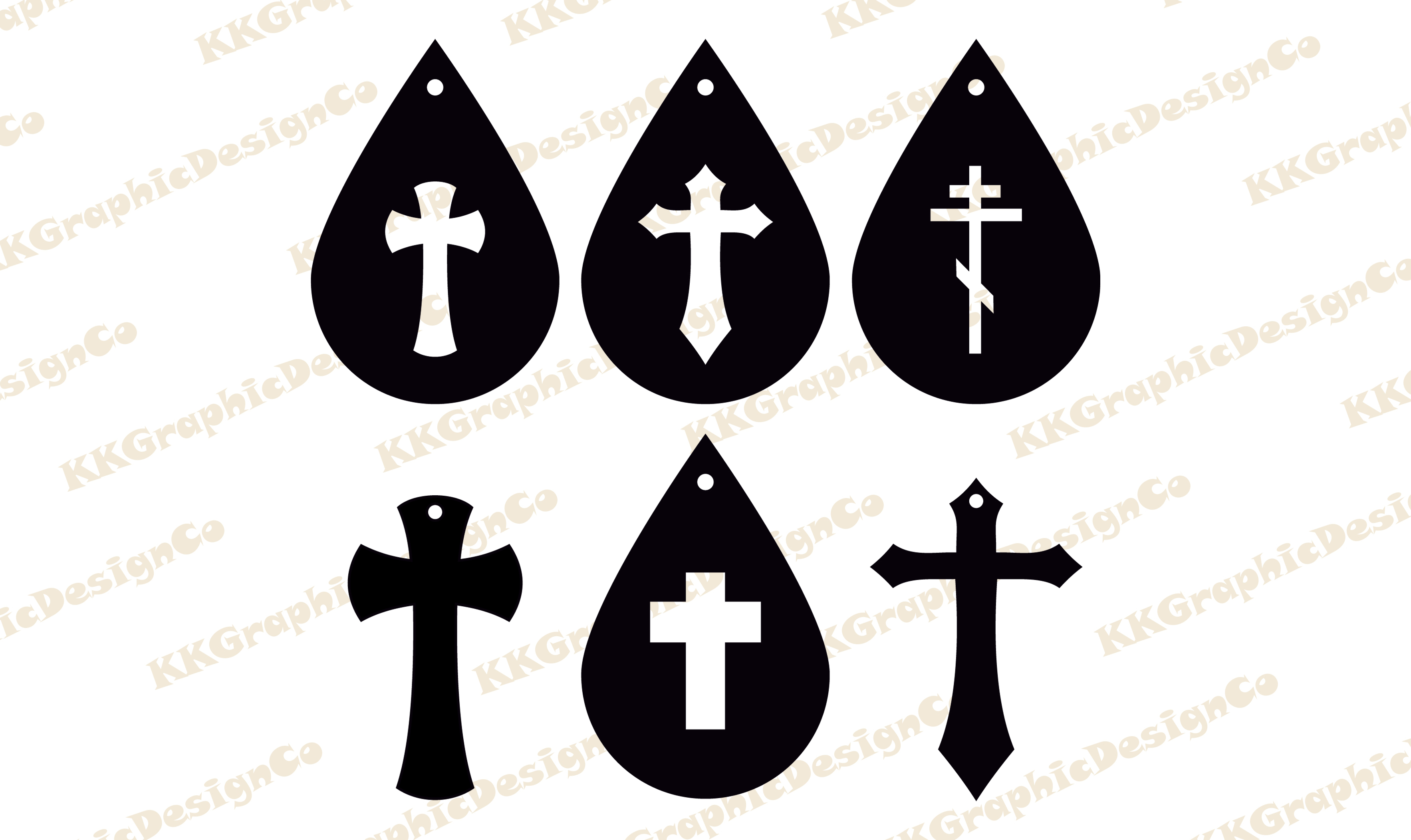Cross earring svg Cross earrings svg Earring svg Leather ear Inspire