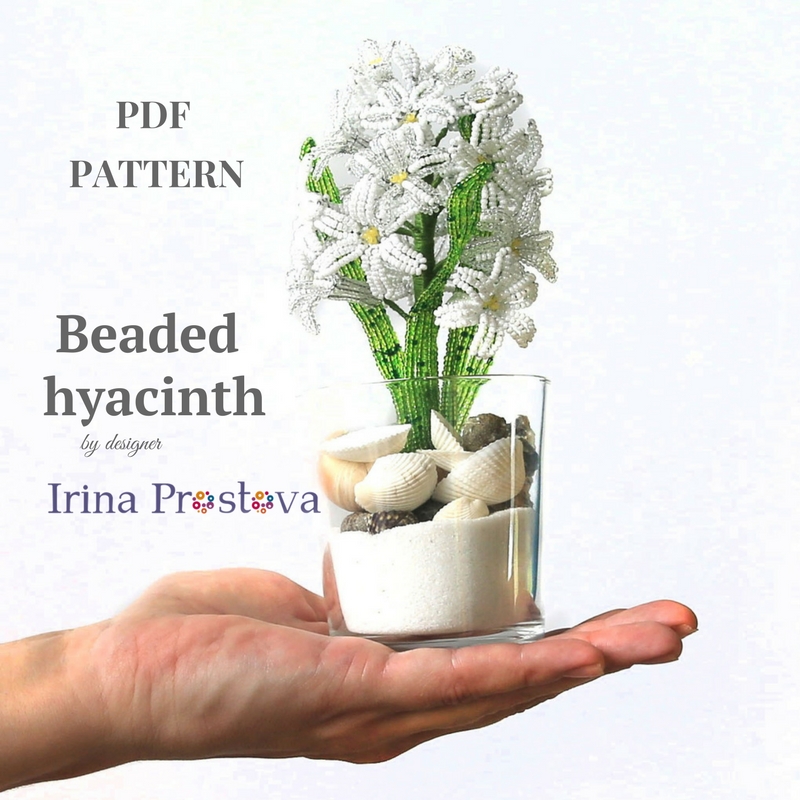 Beaded Flowers pattern | Hyacinth | Seed bead patterns | Bea | Inspire ...