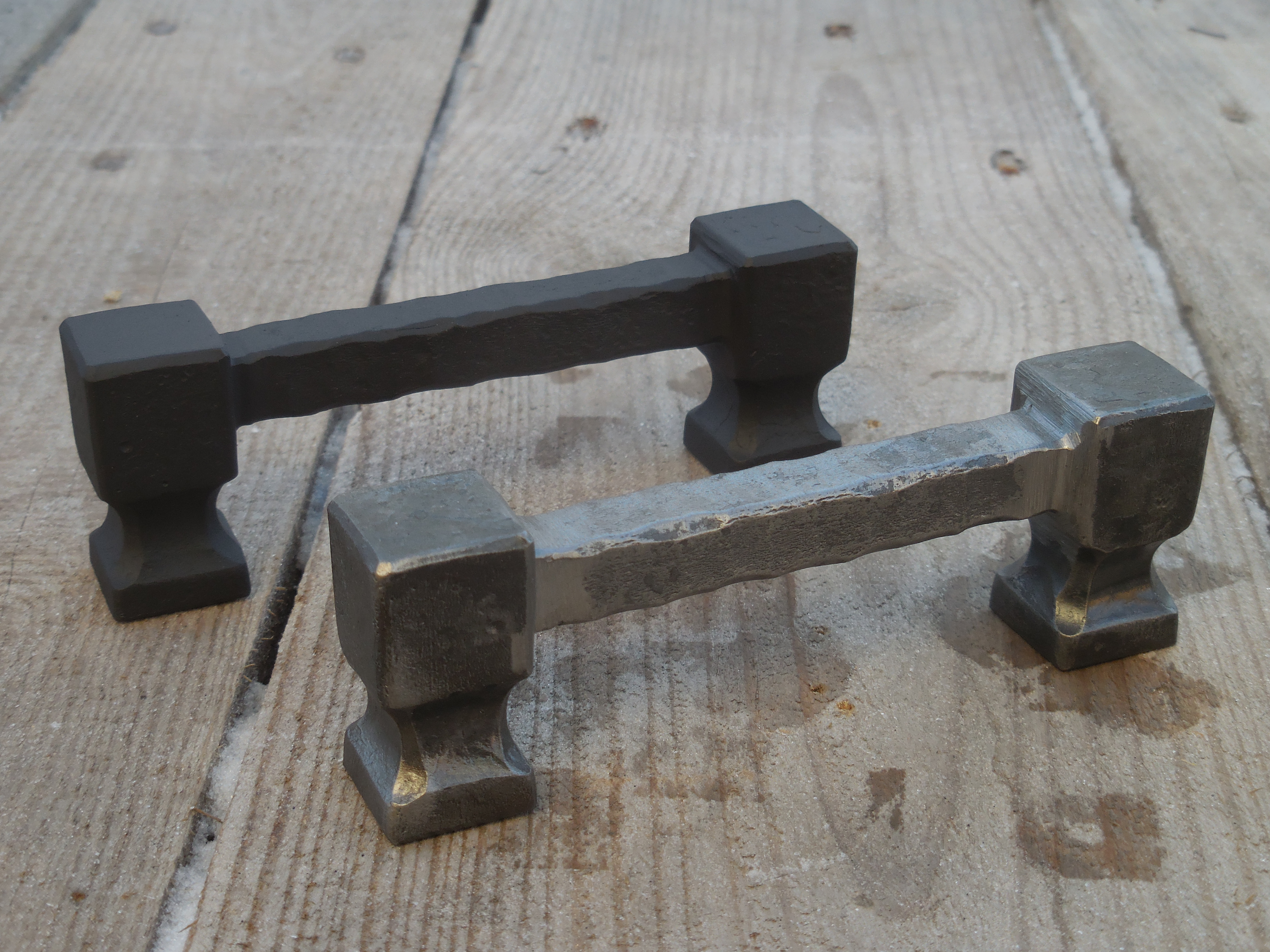 96 mm hand forged drawer pull (type 4) 4, 3.75 in, wrought i | Inspire ...
