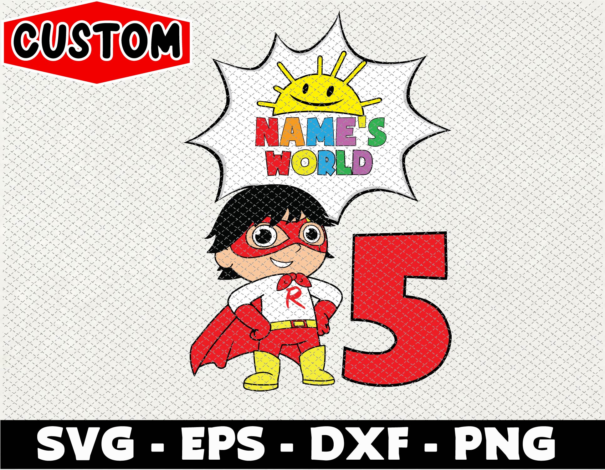 Ryans World Personalized Birthday, Ryans World custom, Ryans | Inspire