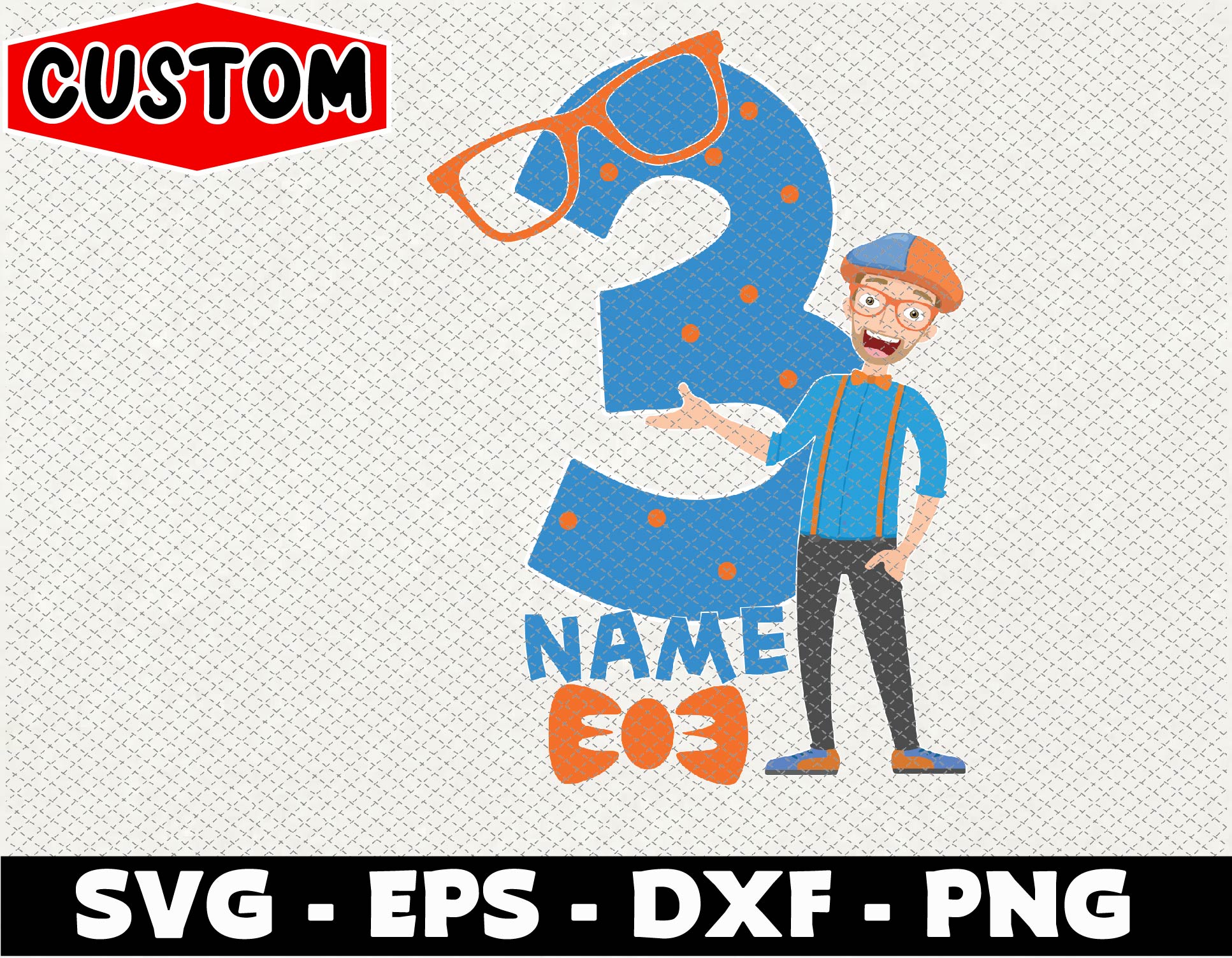 Blippi Birthday Personalized, Blippi party ,Blippi Raglan sv - Inspire