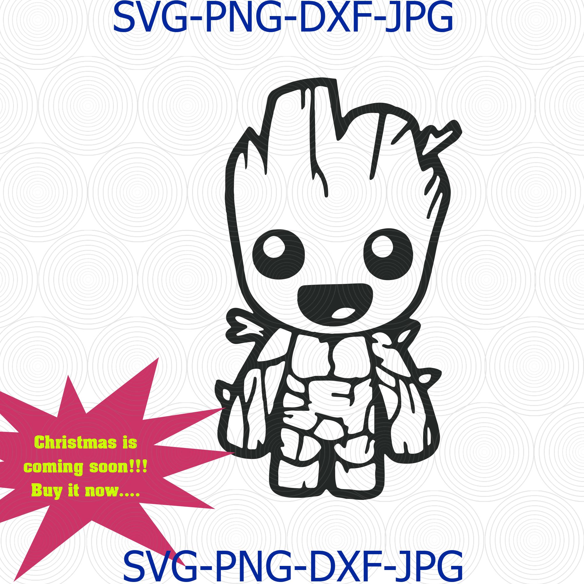 Groot svg, Baby Groot svg, dxf, png, Avengers svg, Guardians - Inspire