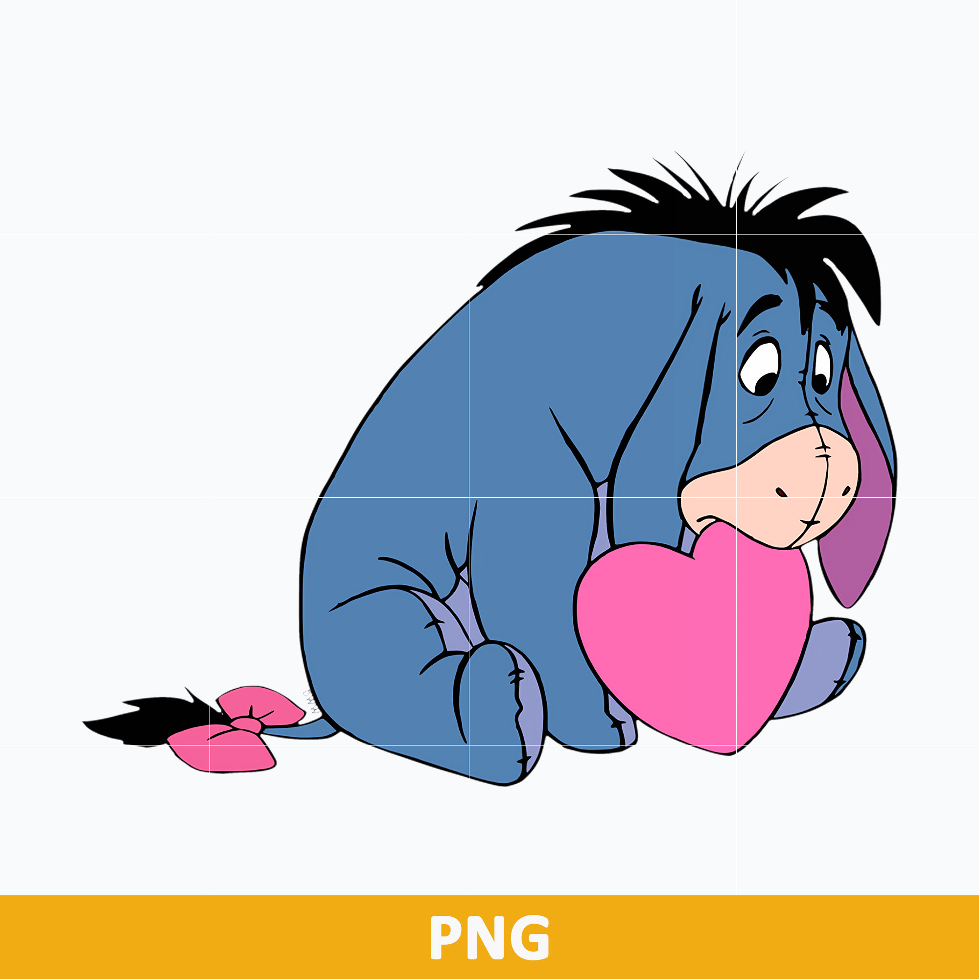 eeyore valentine coloring page