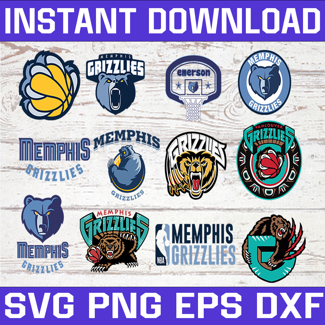 Bundle 24 Files Memphis Grizzlies Basketball Team svg, Memph | Inspire ...