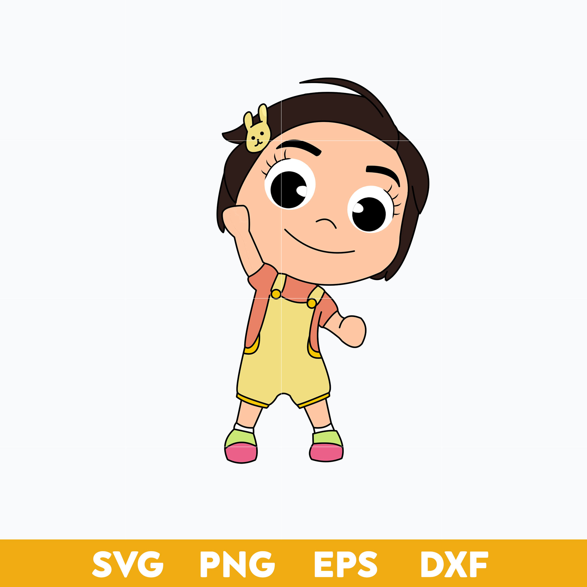 Nina Cocomelon Svg, Cocomelon Character Svg, Cocomelon Svg, - Inspire ...