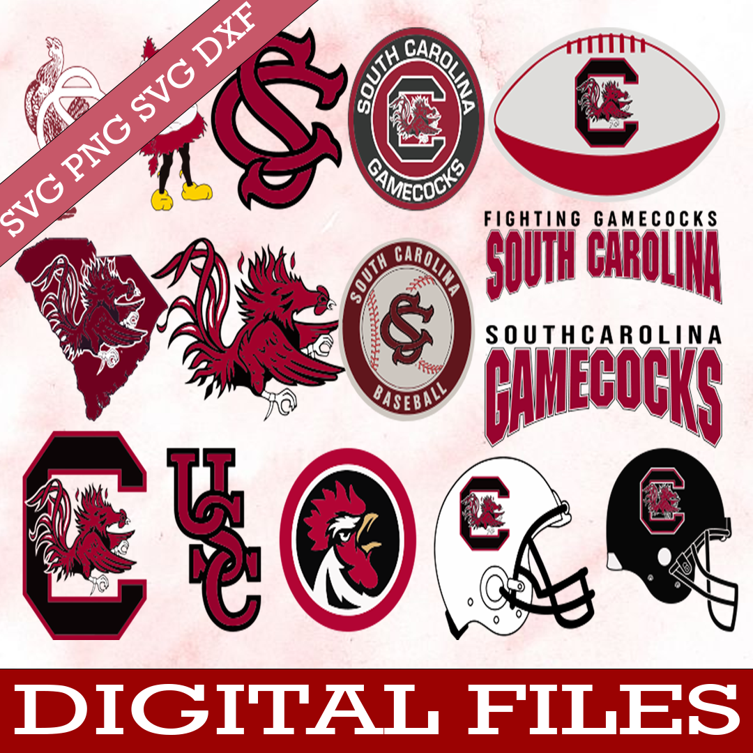 Bundle 30 Files South Carolina Gamecocks Football Team Svg Inspire 