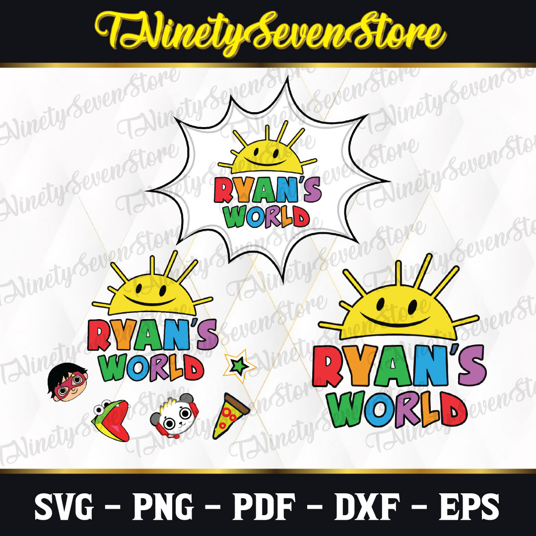 Ryan's world design svg, character ryan's world svg, cartoon - Inspire ...