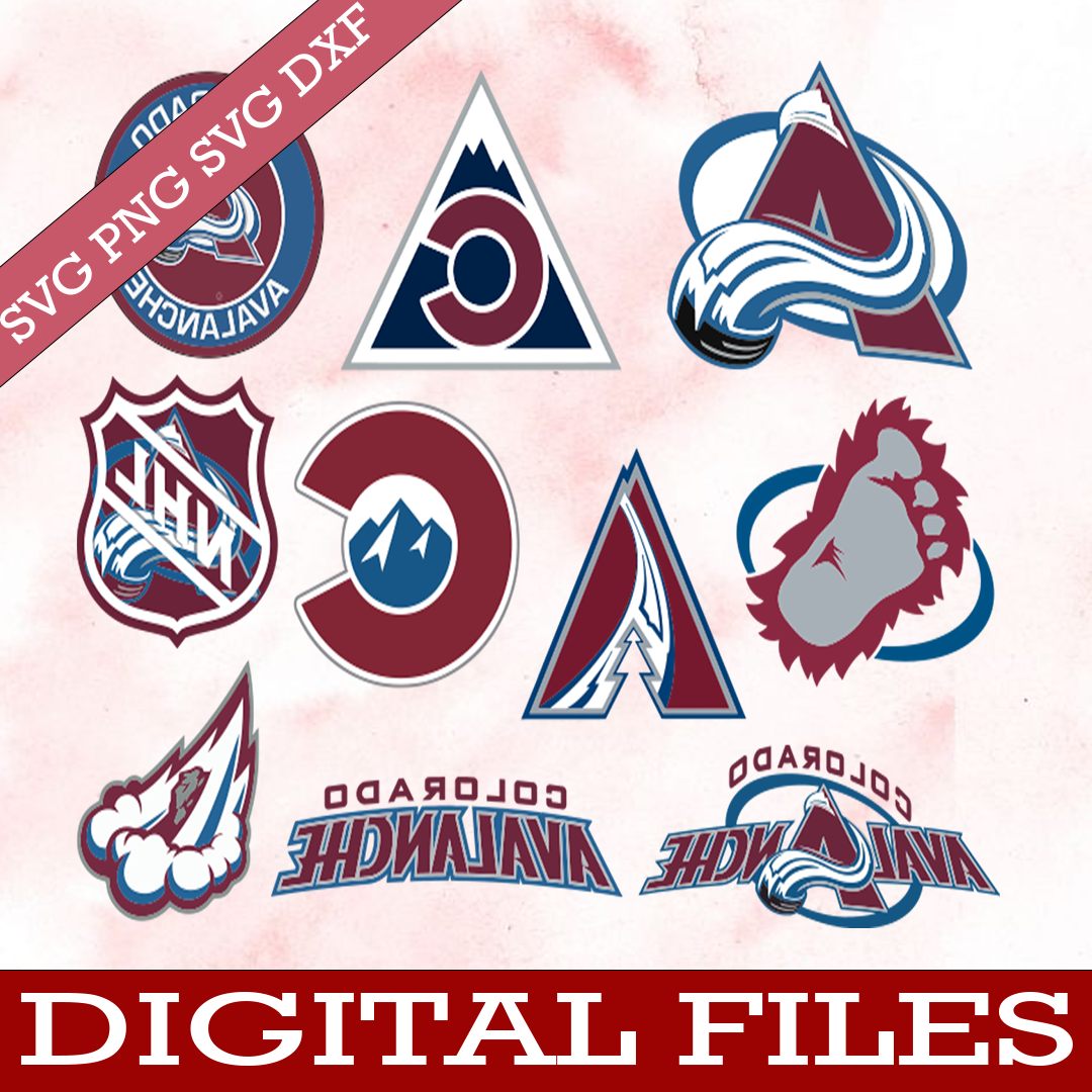Bundle 10 Files Colorado Avalanche Hockey Team Svg, Colorado Inspire