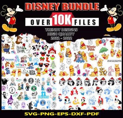 Disney Time Rover Svg 10.000 Disney Bundle SVG Files for print and cricut | Inspire Uplift