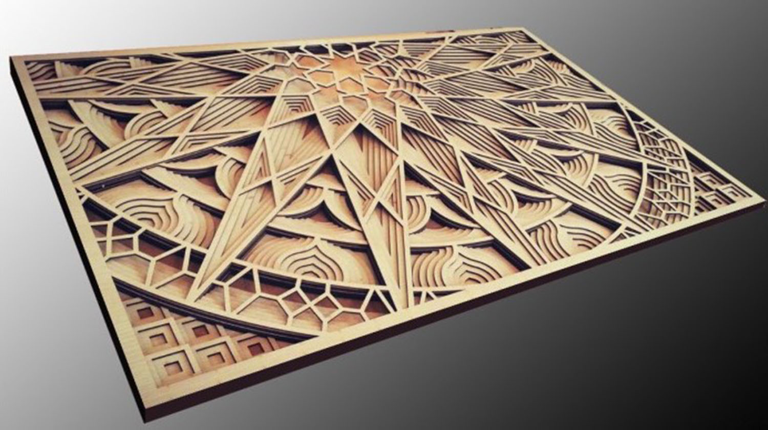 Digital Template Cnc Router Files Cnc Panel Wall Files for W - Inspire ...