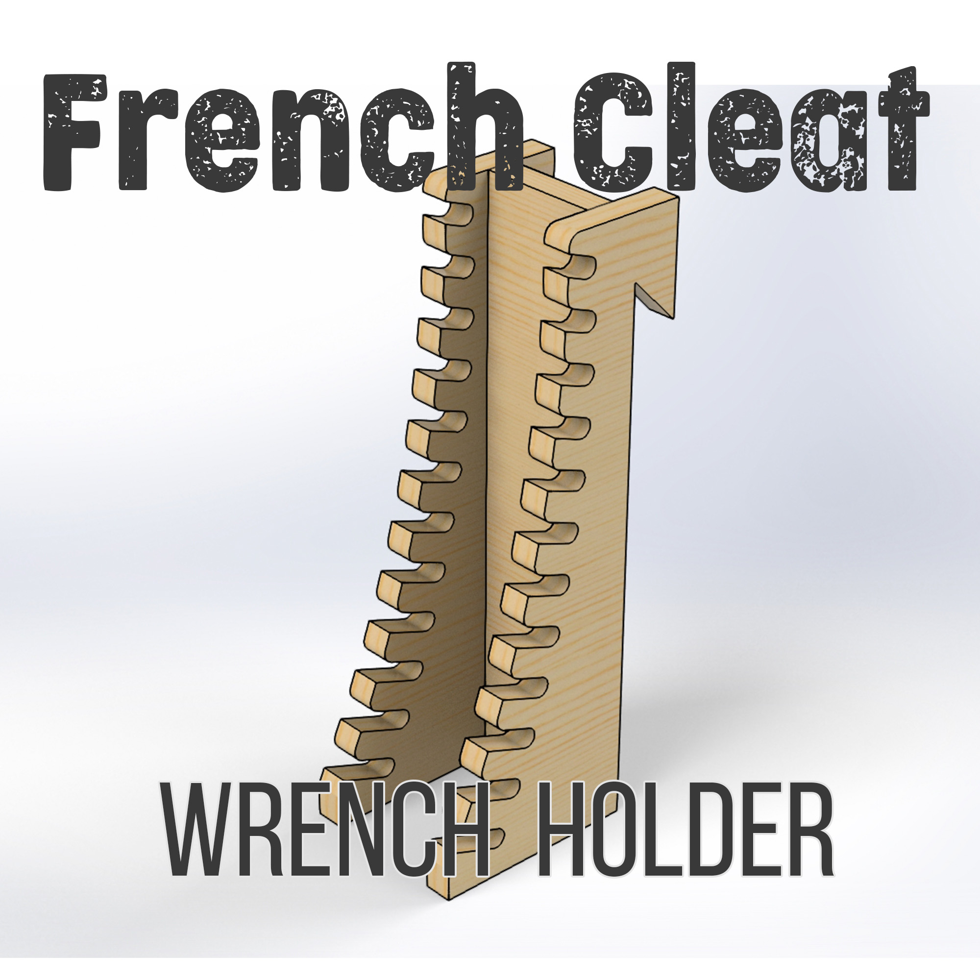 French Cleat. Wrench Holder. ( Tool Storage Wall French Clea Inspire