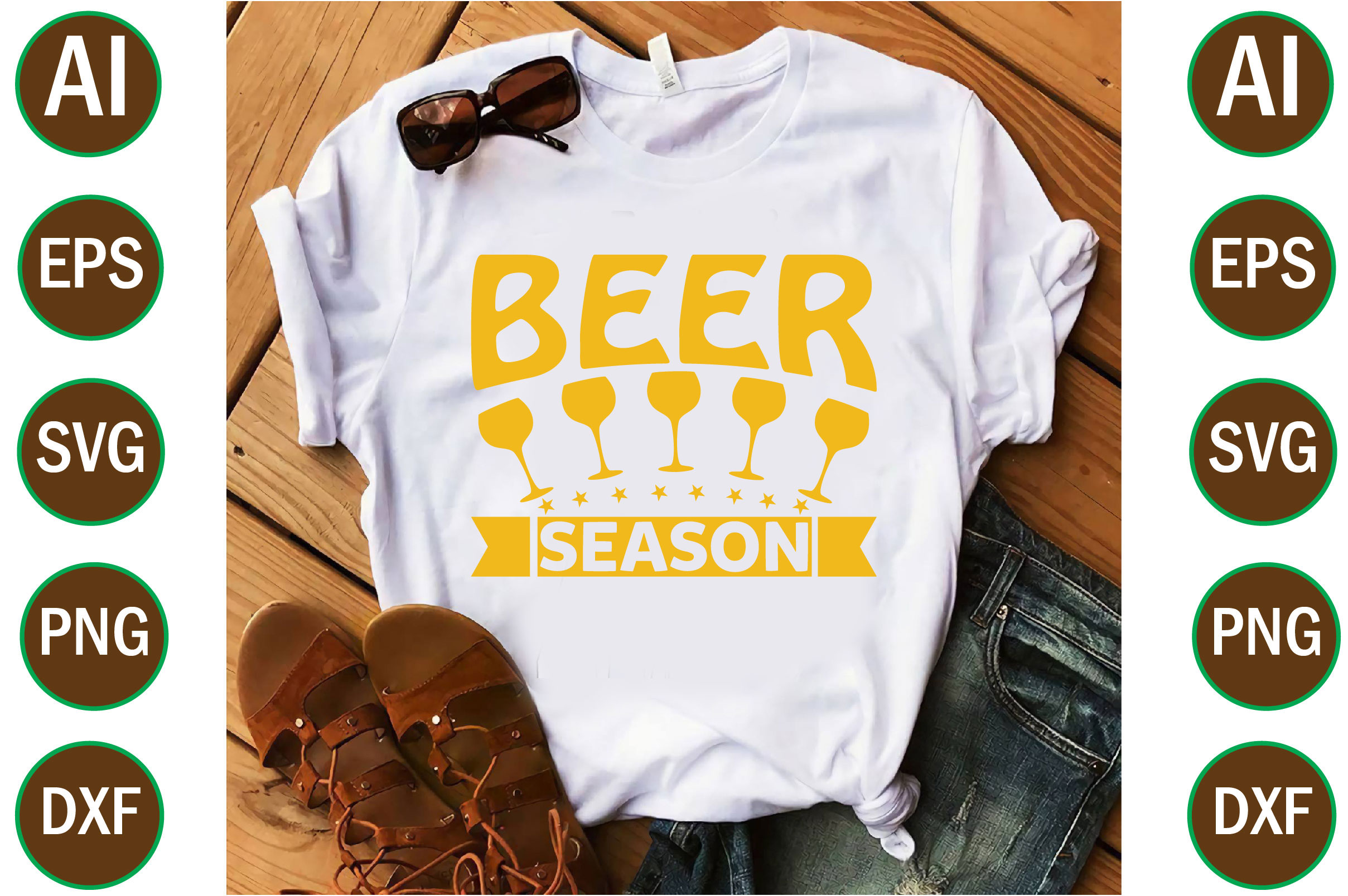 BeerseasonTypoghraphy tshirt Design Inspire Uplift