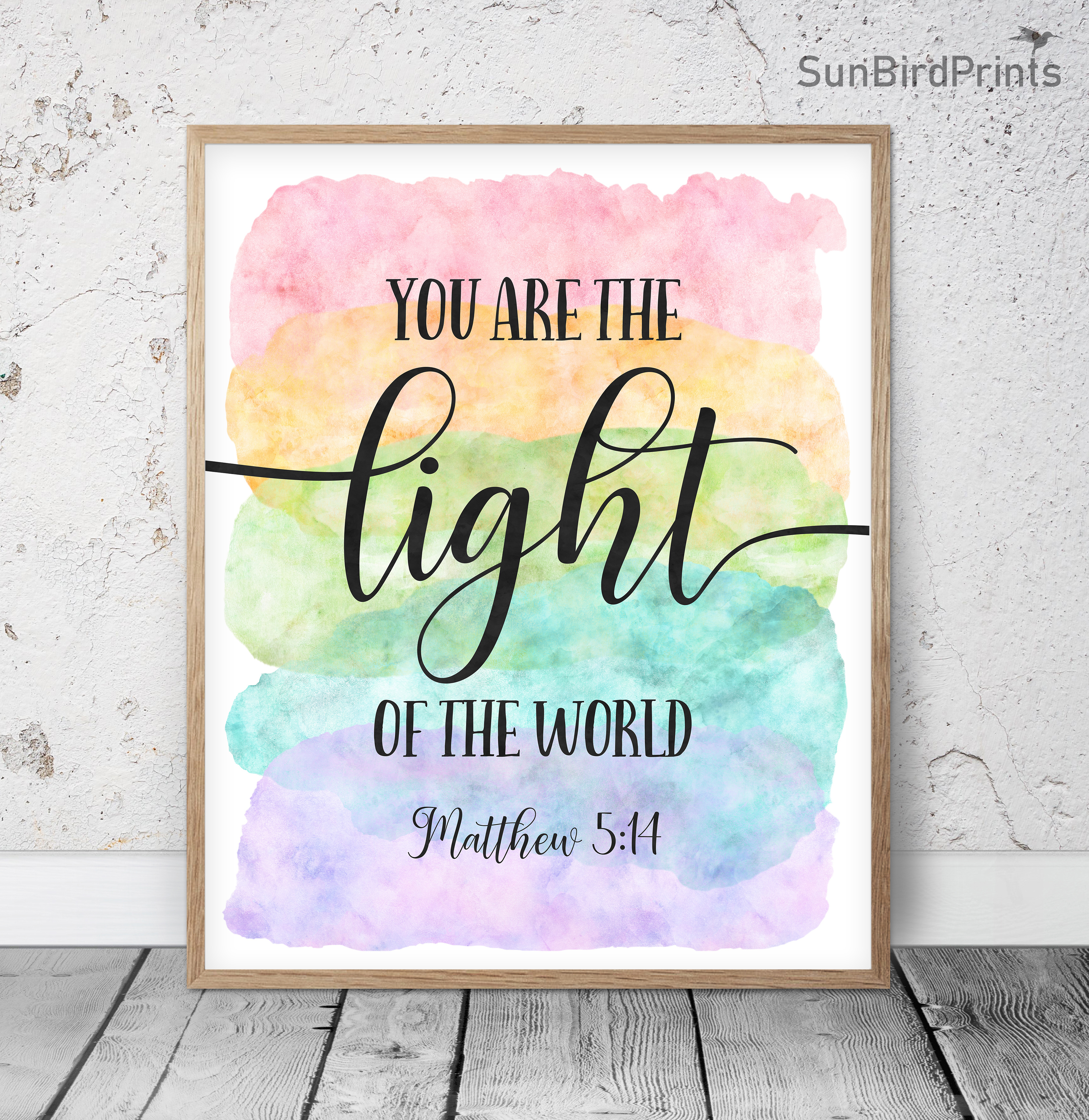 You Are The Light Of The World, Matthew 5:14, Bible Verse Pr - Inspire ...