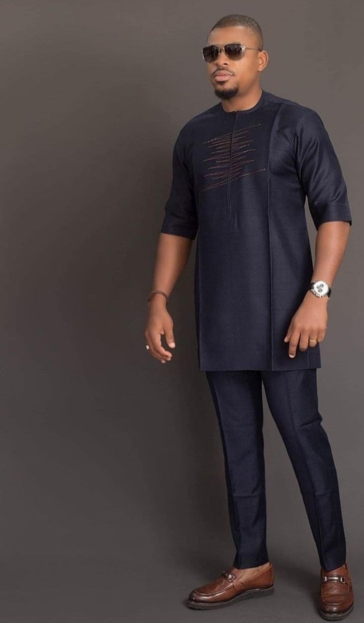 African men shirt and a matching pant set/African clothing/A | Inspire ...