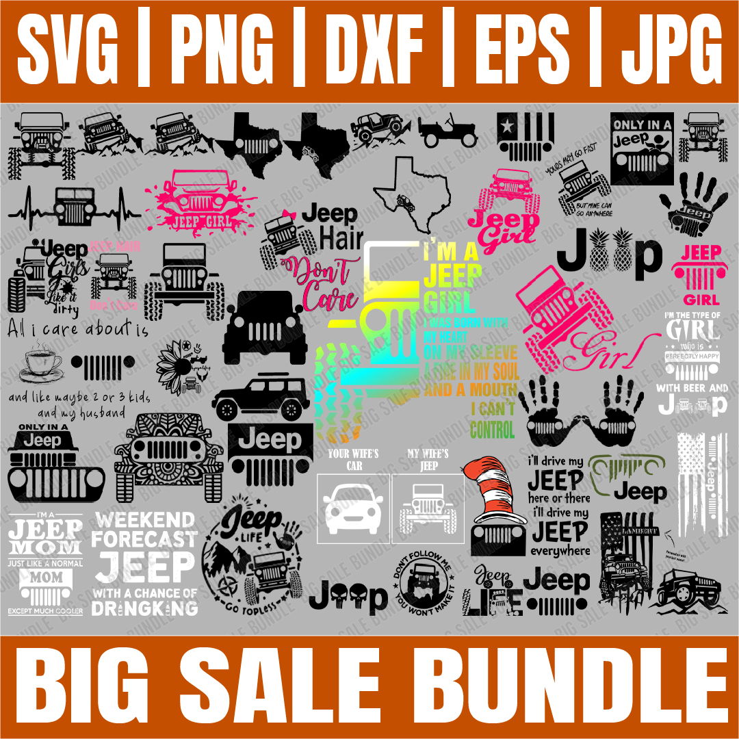 Bundle 47 Files Jeep svg, Jeep Bundle Svg, Jeep Svg - Inspire Uplift