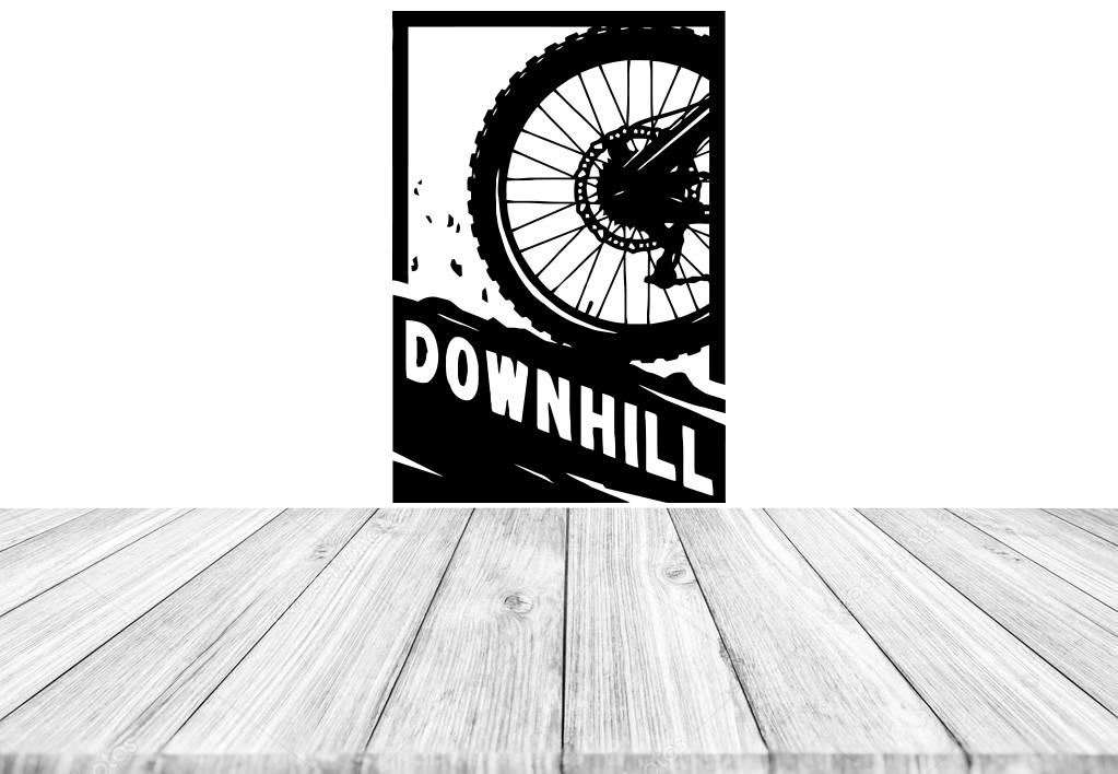 Downhill Sticker, Mountain Bike Sticker, An Extreme Sport, W Inspire Uplift
