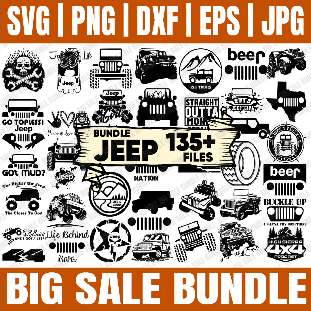 Bundle 135 Files Jeep Svg Bundle, Jeep Svg, Jeep Cricut, Jee | Inspire ...